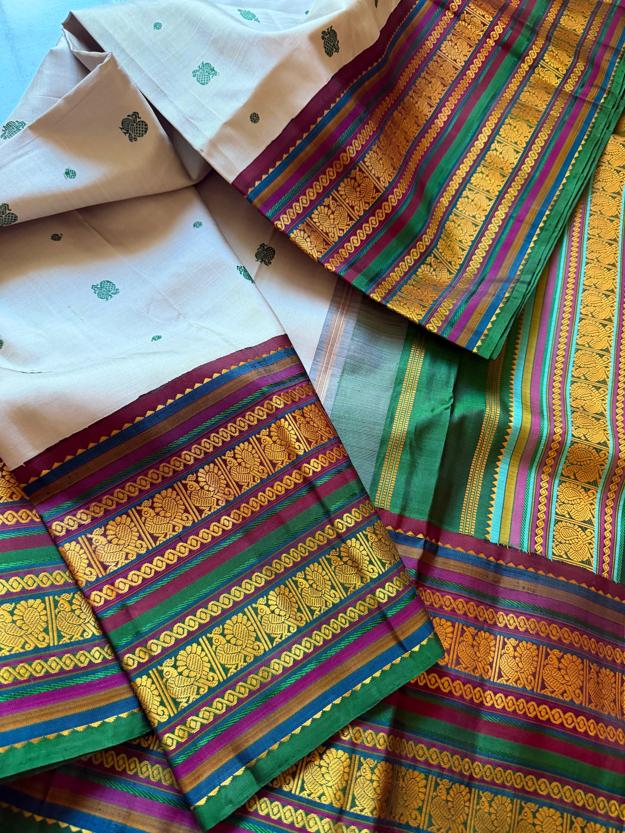 No Zari Korvai Kanjivaram Silk