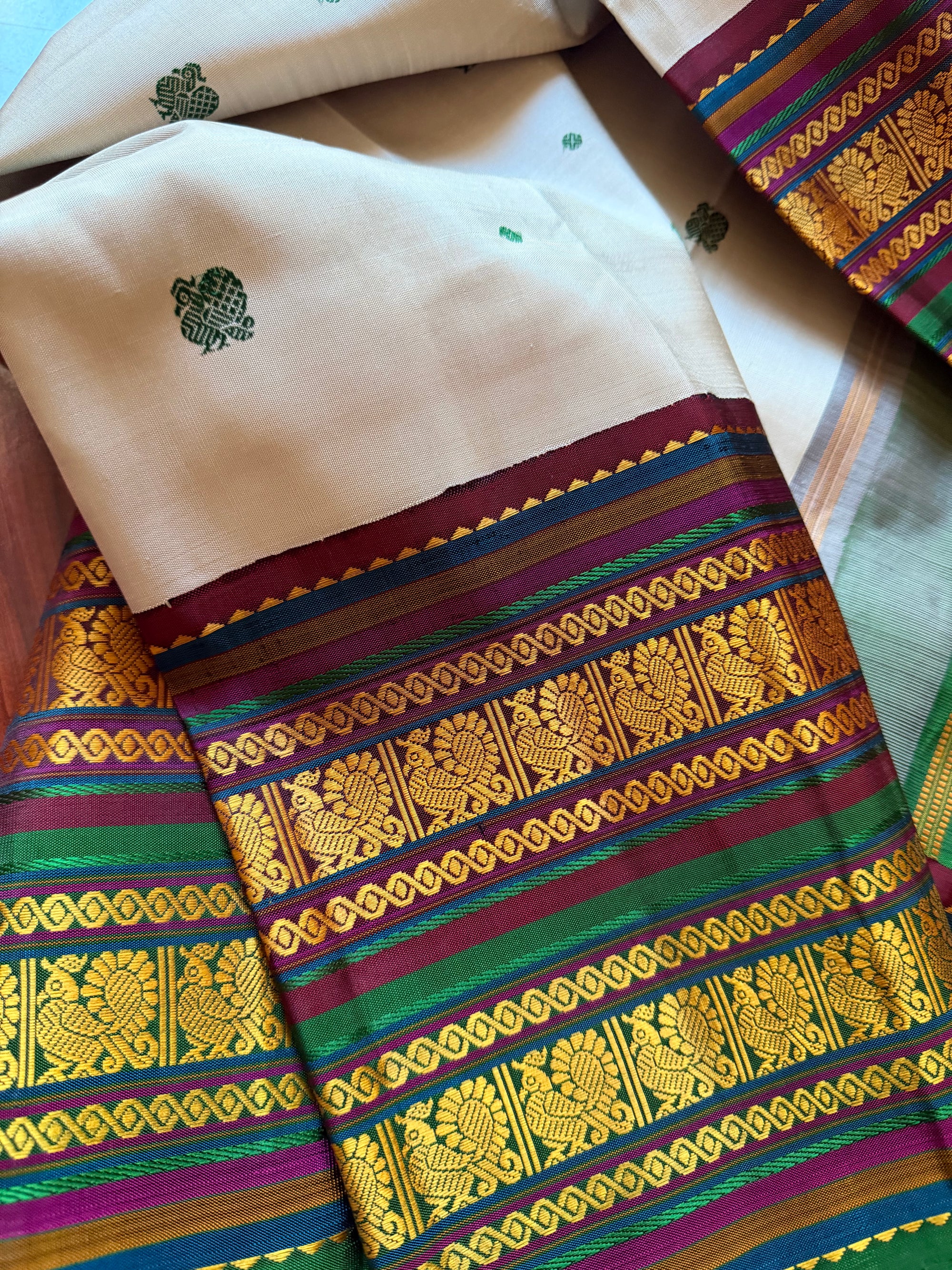 No Zari Korvai Kanjivaram Silk