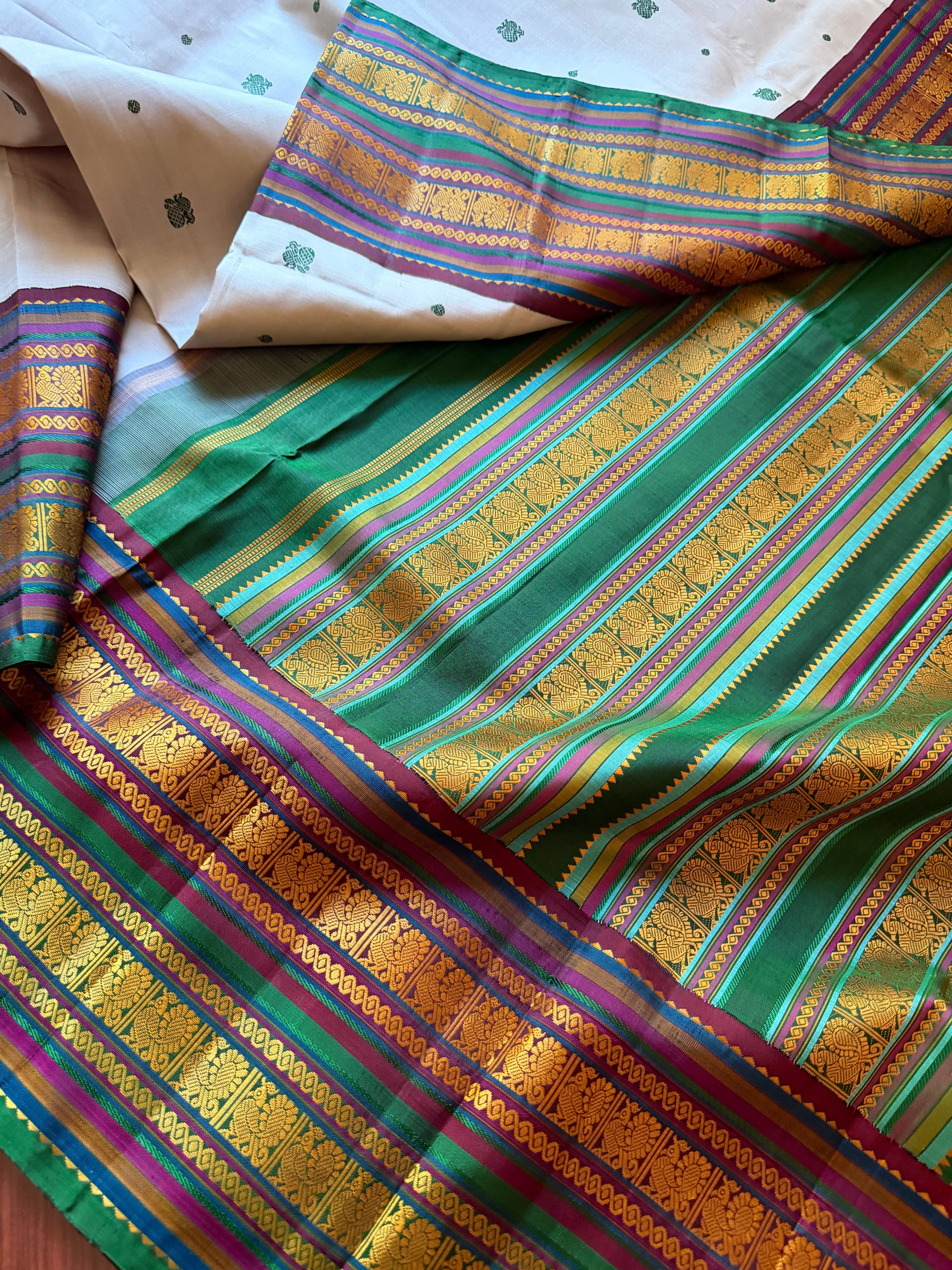 No Zari Korvai Kanjivaram Silk