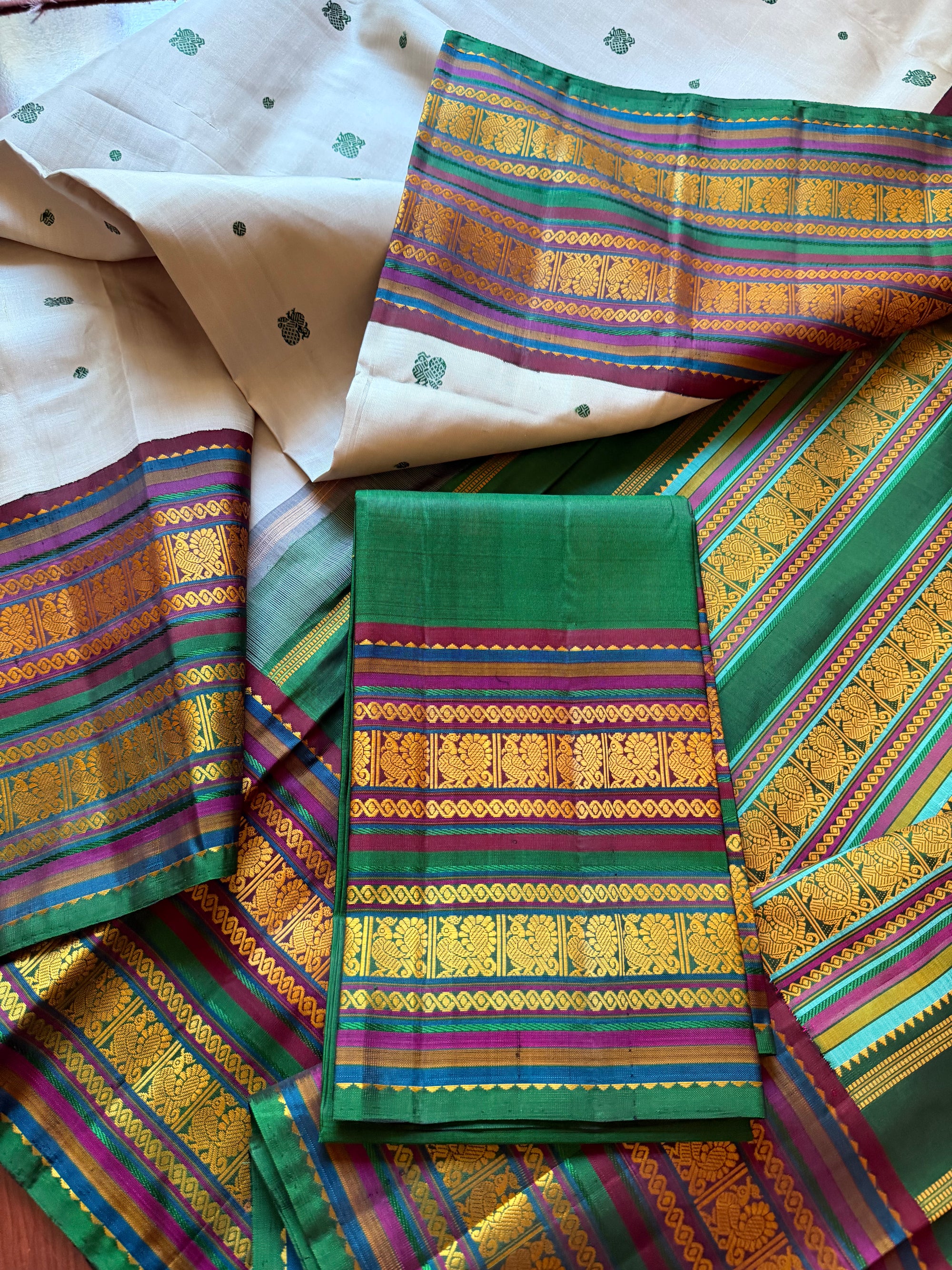 No Zari Korvai Kanjivaram Silk