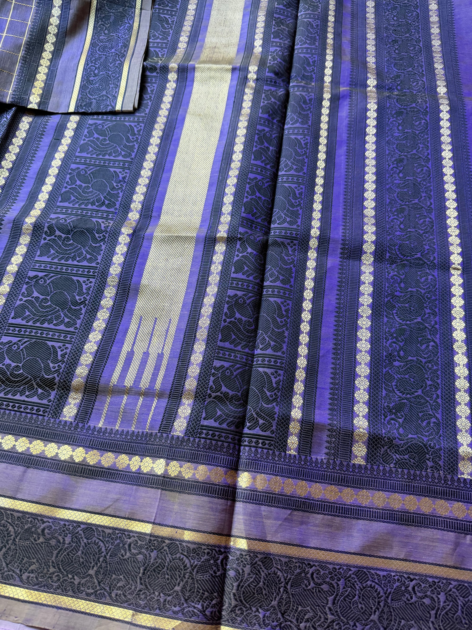 Silk Cotton: Lavender shot brown