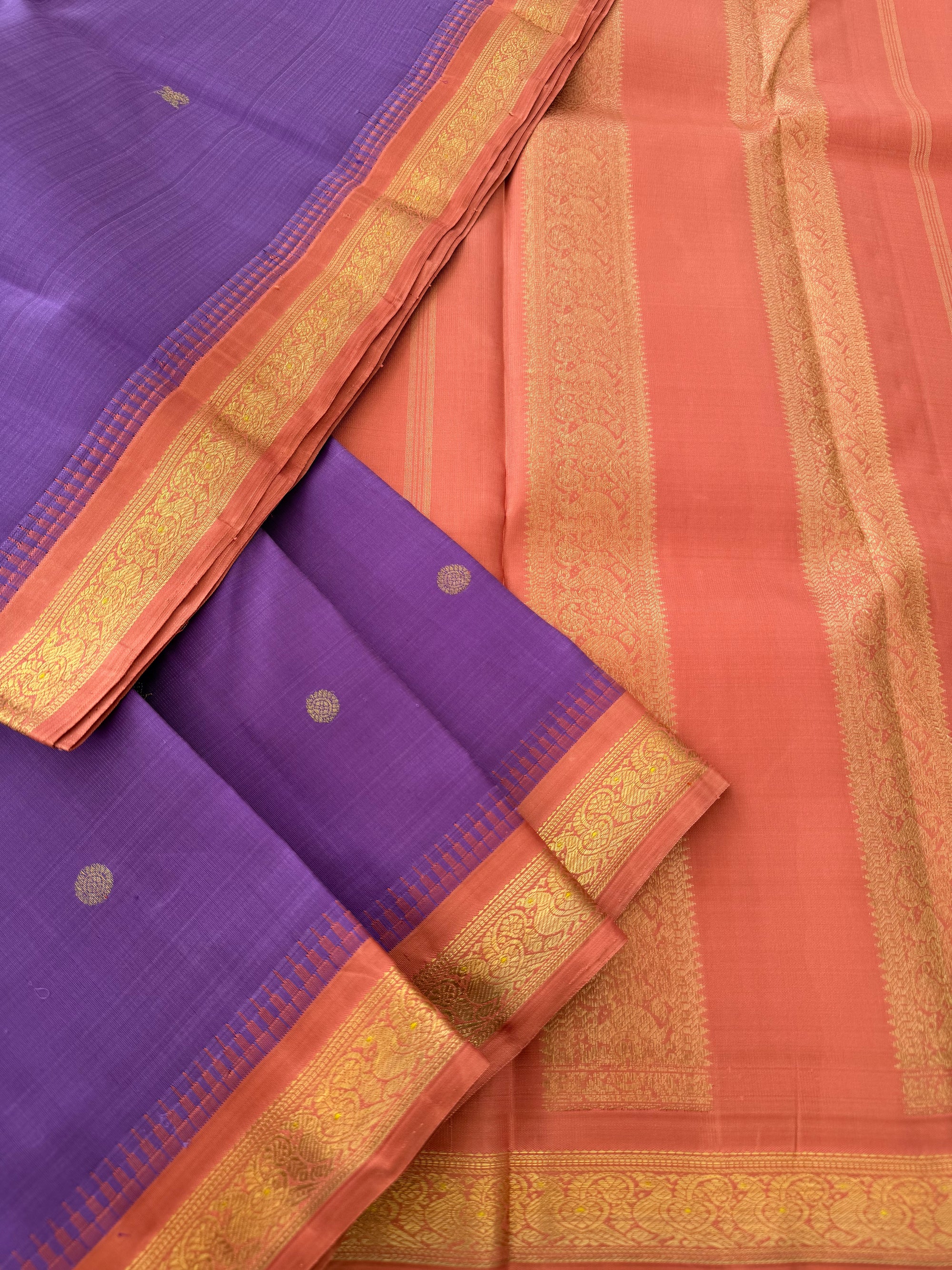 MAATHEY: Small border Kanjivaram Silk