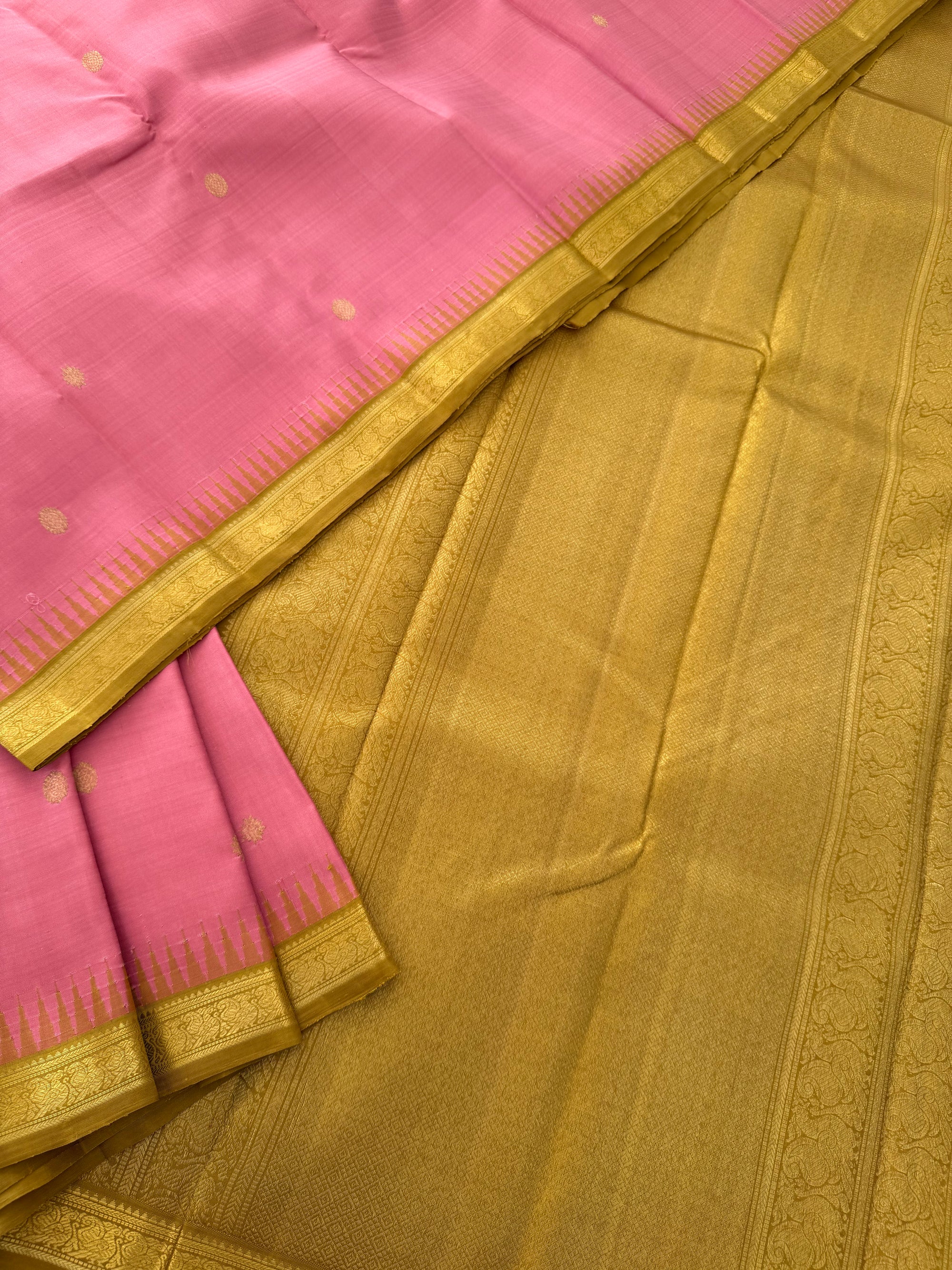 MAATHEY: Small border Kanjivaram Silk