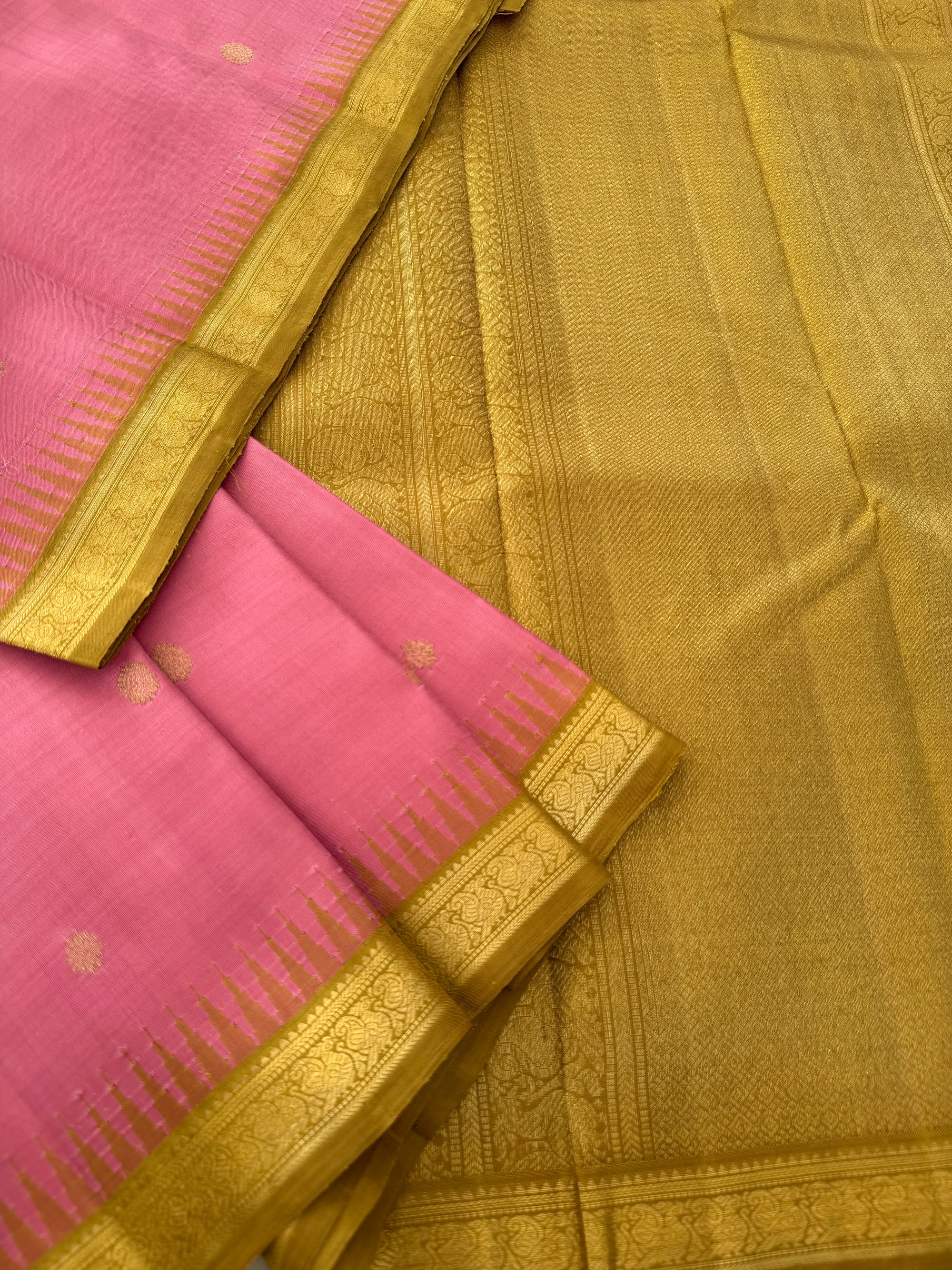 MAATHEY: Small border Kanjivaram Silk