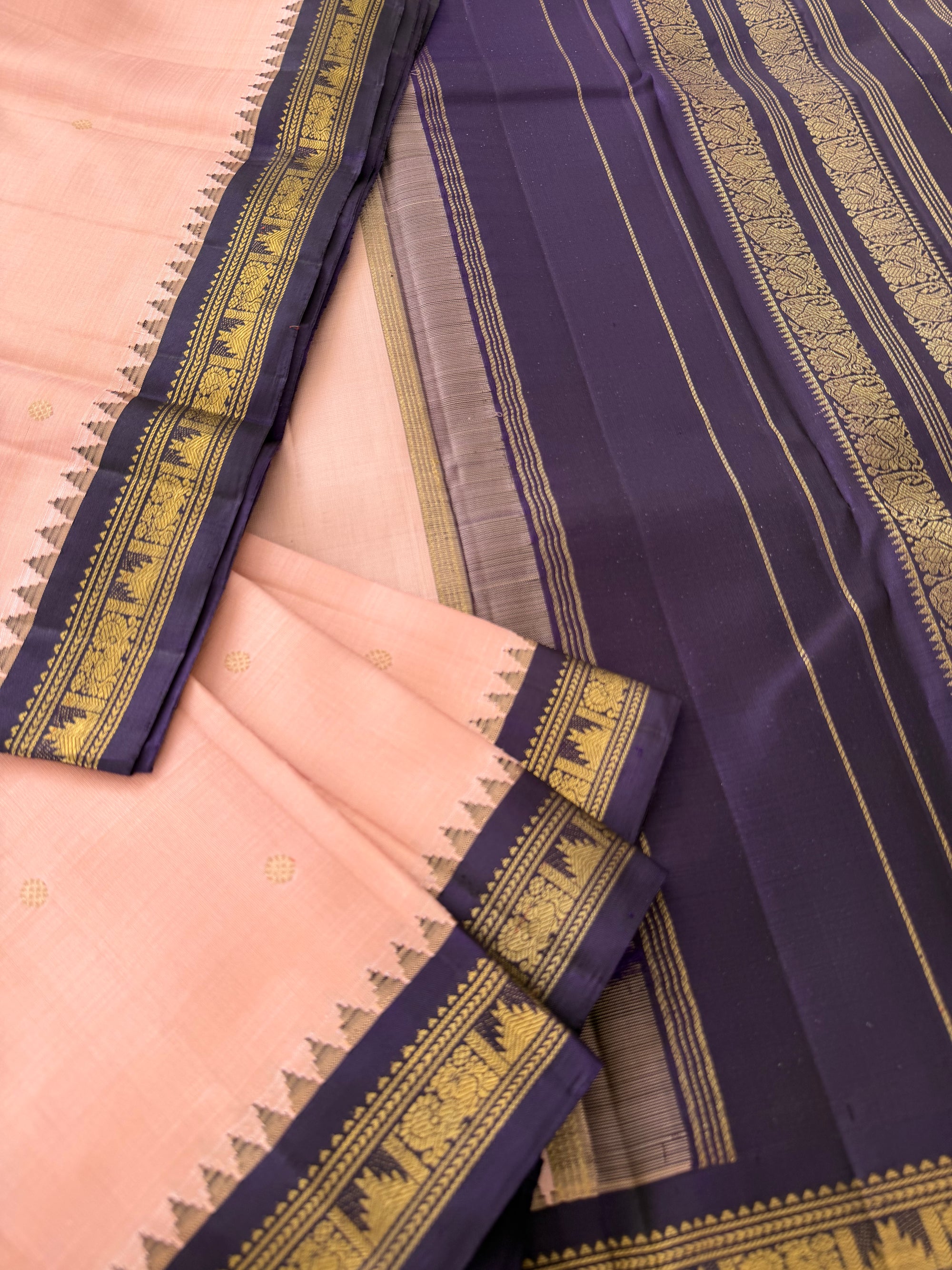 MAATHEY: Small border Kanjivaram Silk