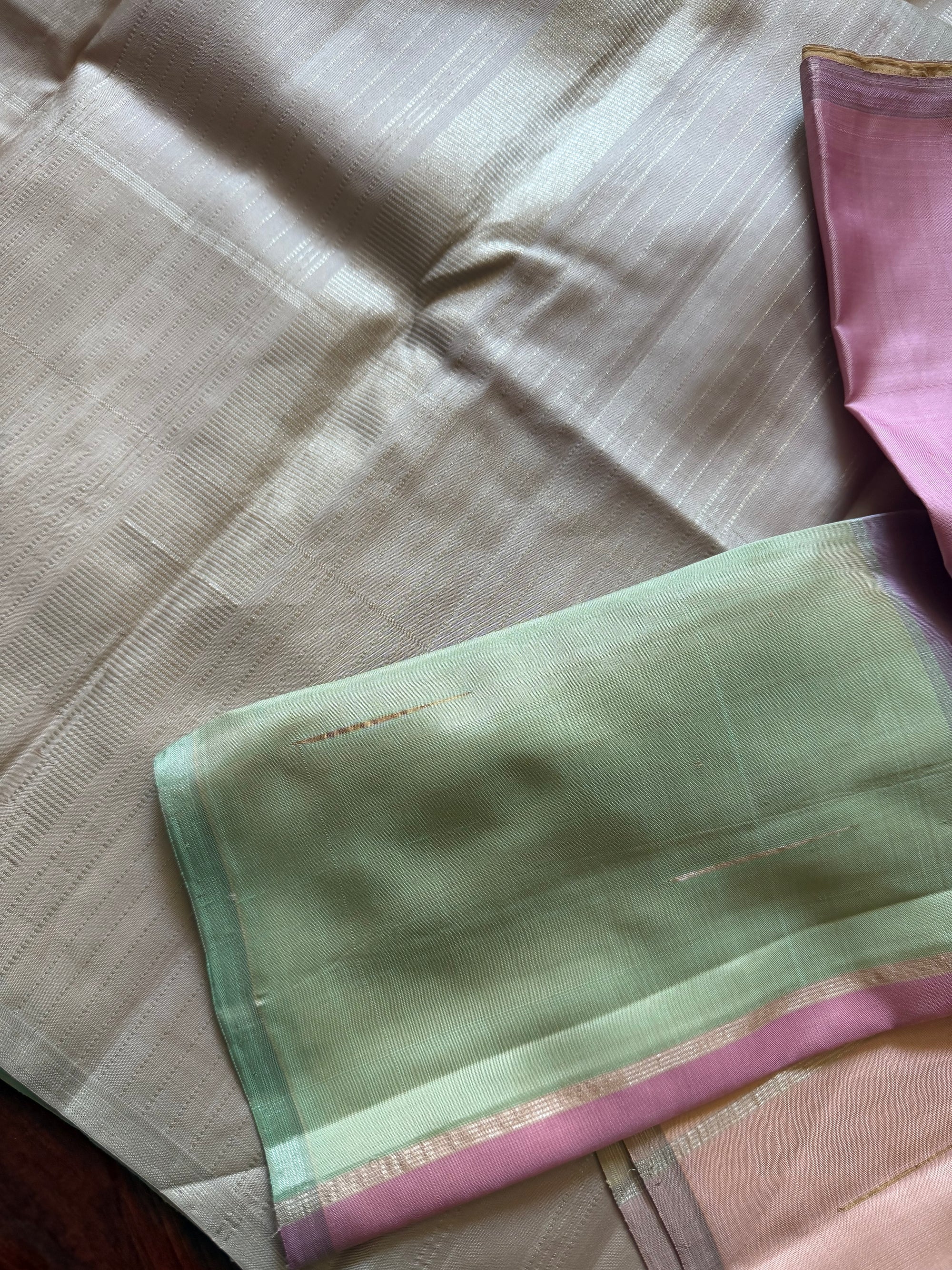 SWARA: Kanjivaram Silk (Cassatta Checks)