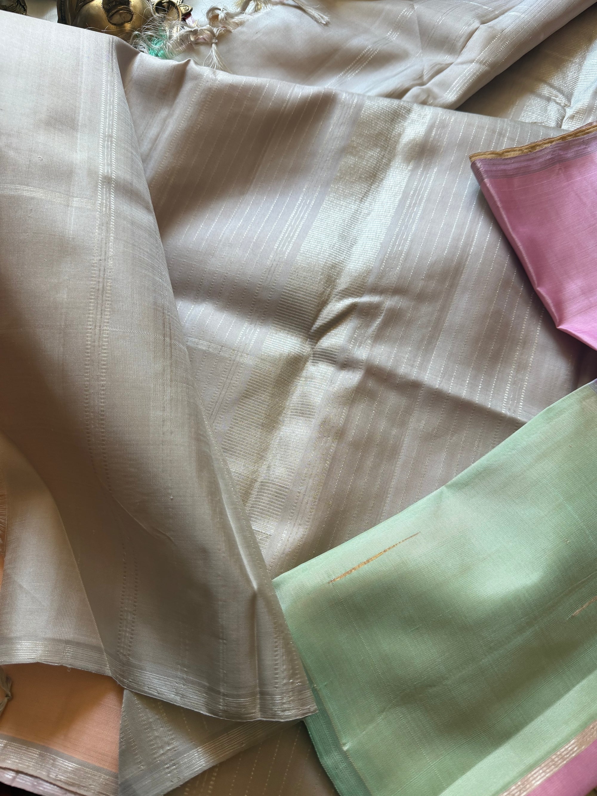 SWARA: Kanjivaram Silk (Cassatta Checks)
