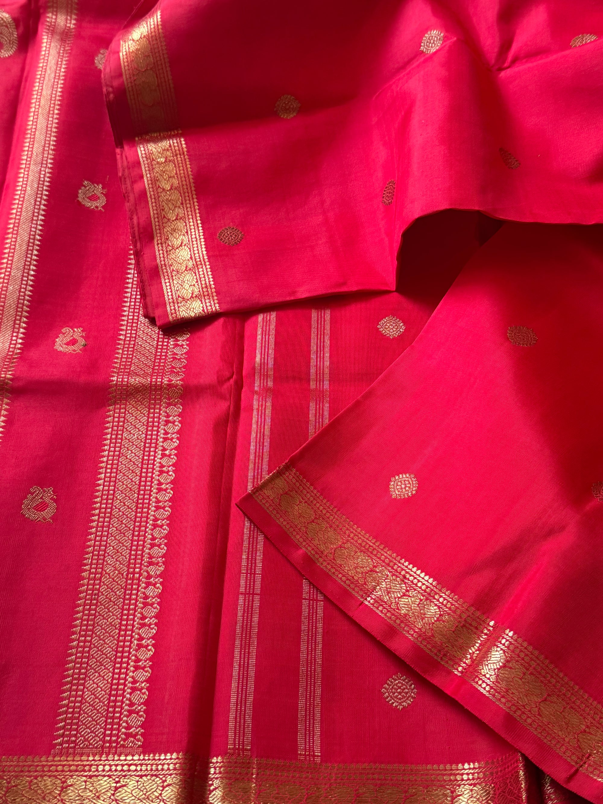 SWARA: Kanjivaram Silk (Scarlet Red)