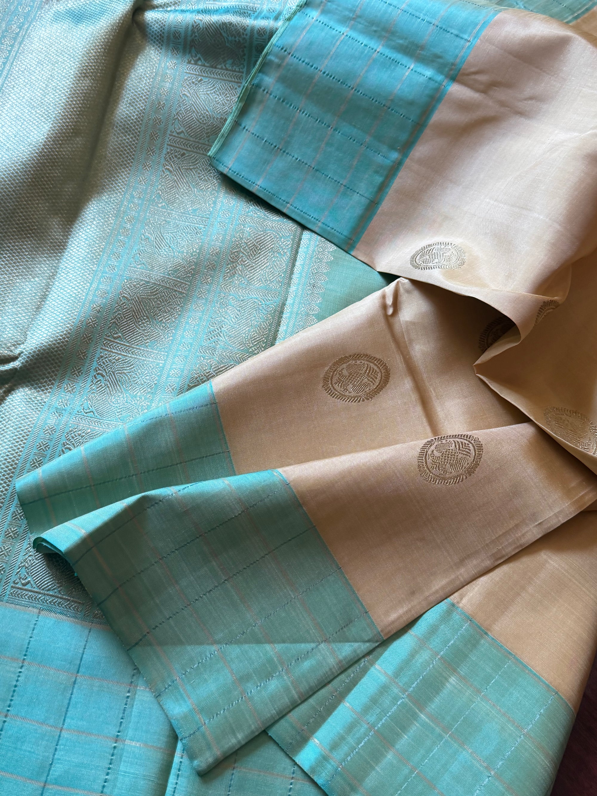 SWARA: Kanjivaram Silk (Musk Melon)