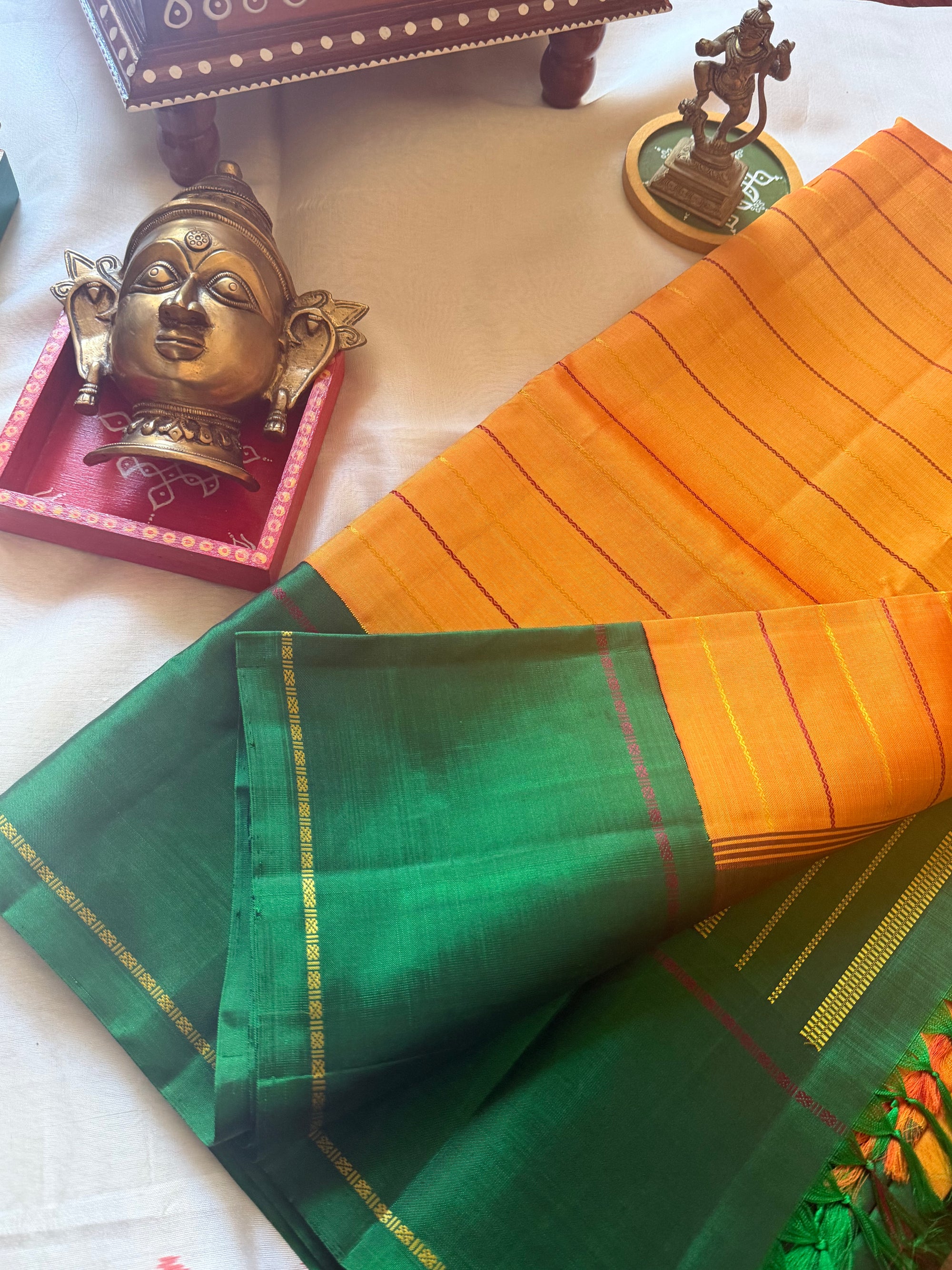 No Zari  Kanjivaram Silk VELDHARI