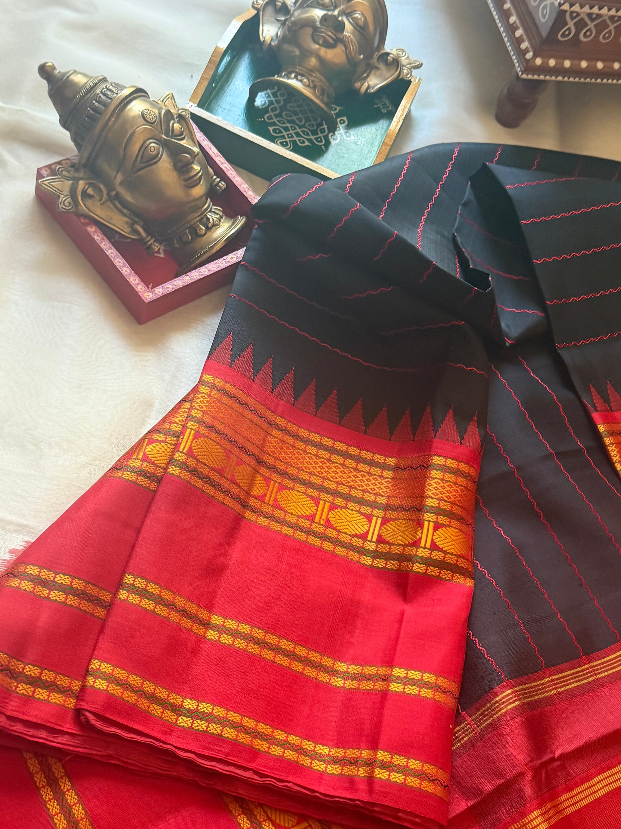 No Zari  Kanjivaram Silk VELDHARI
