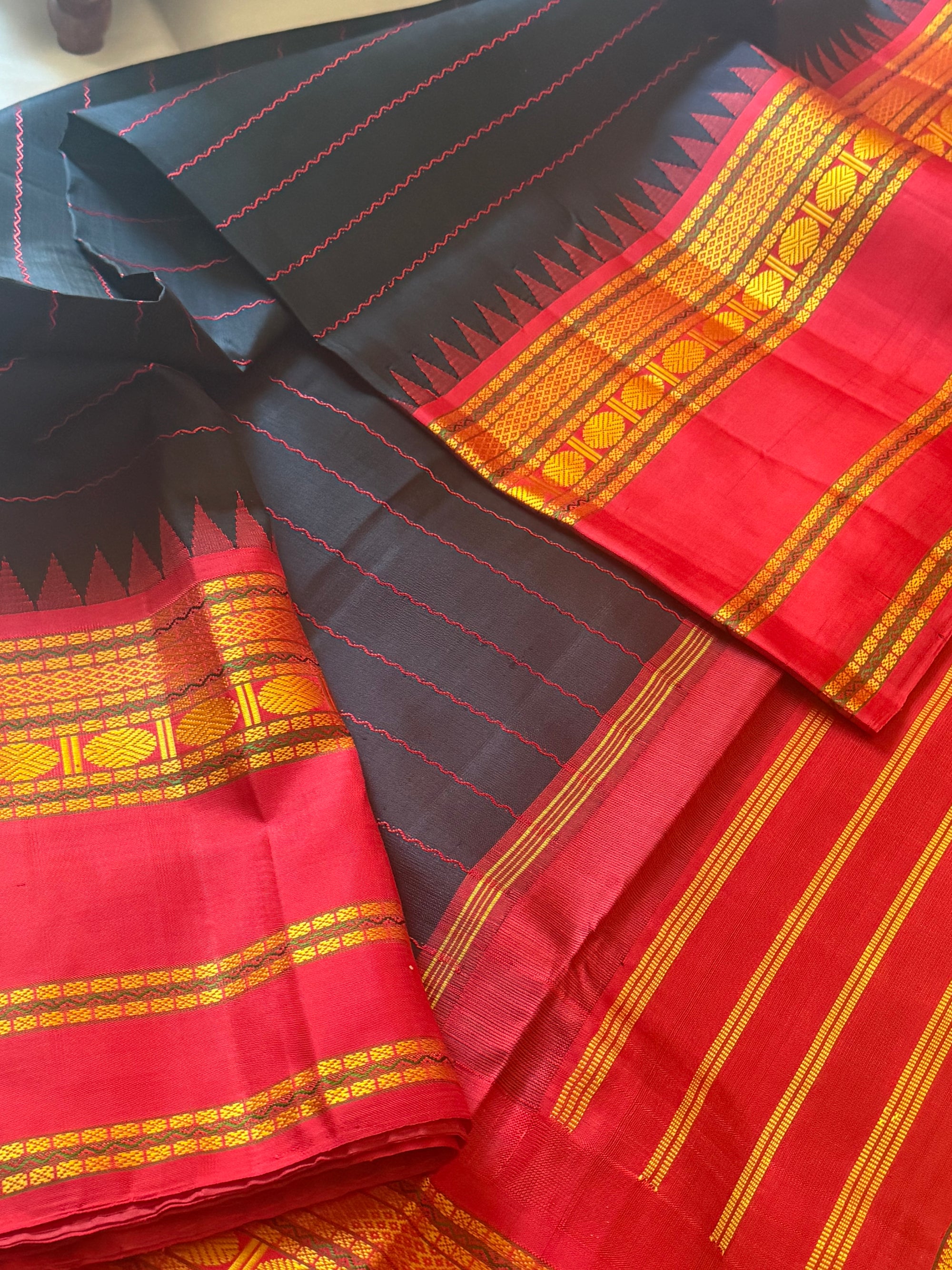 No Zari  Kanjivaram Silk VELDHARI