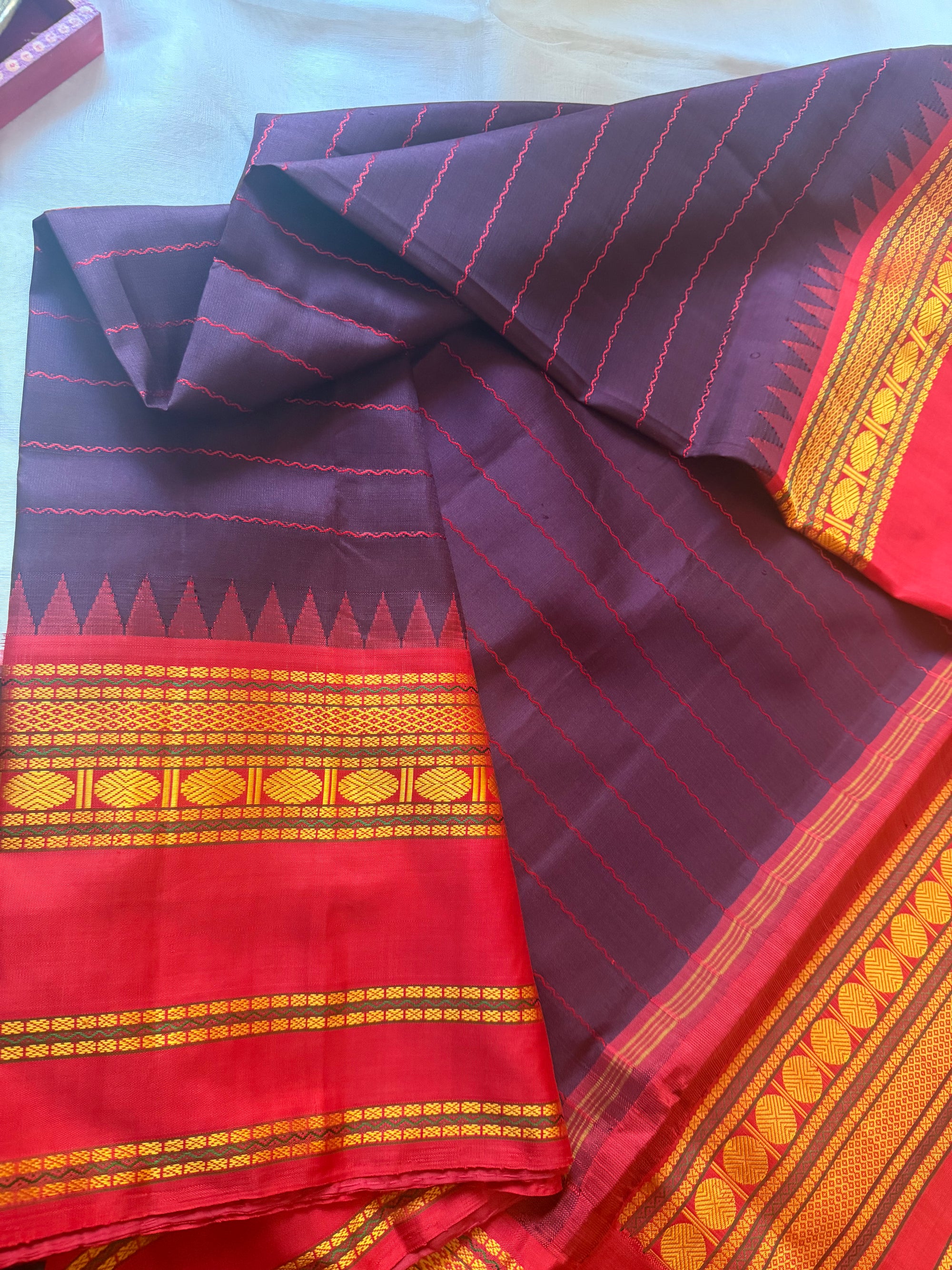No Zari  Kanjivaram Silk VELDHARI