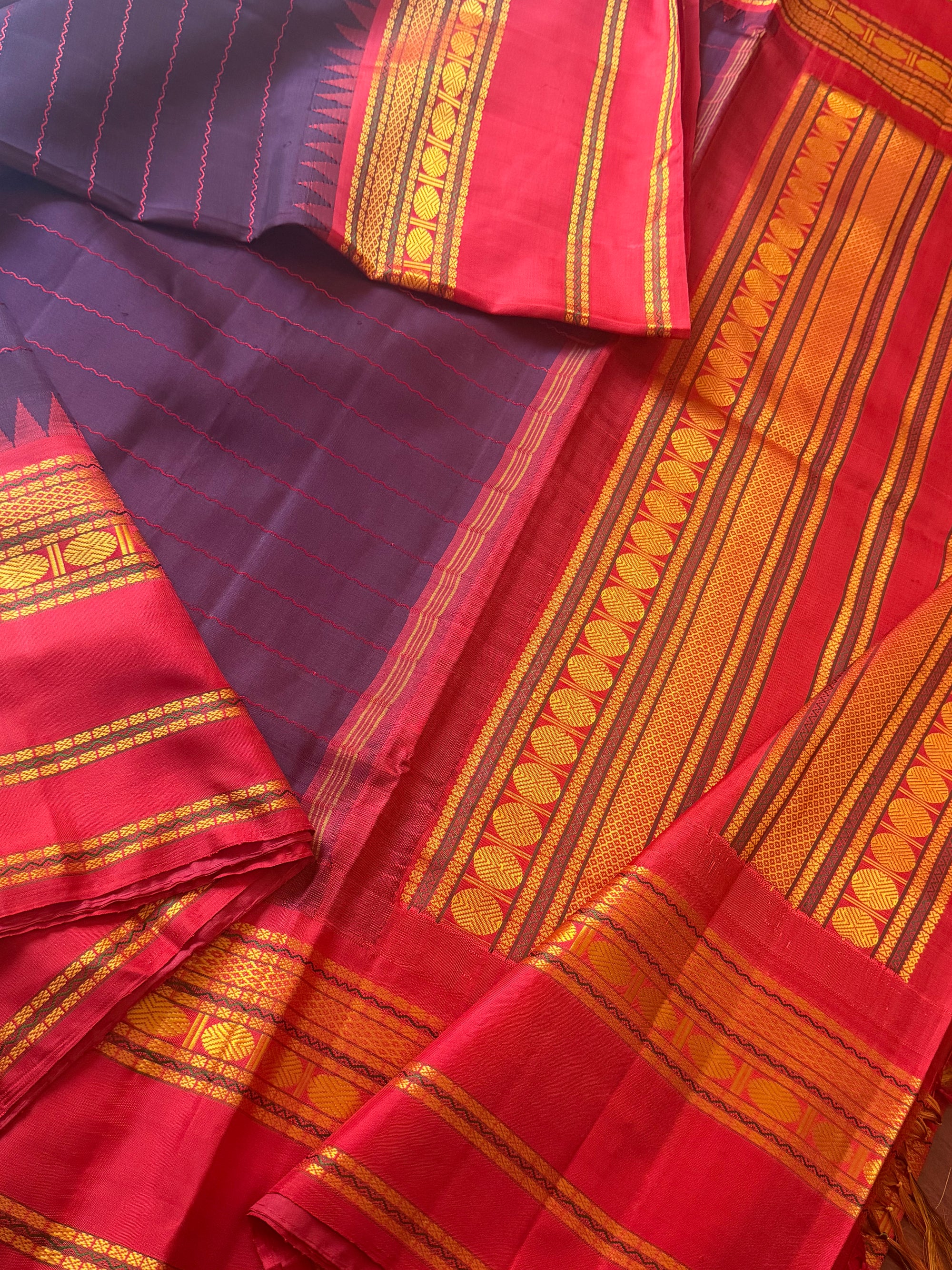 No Zari  Kanjivaram Silk VELDHARI
