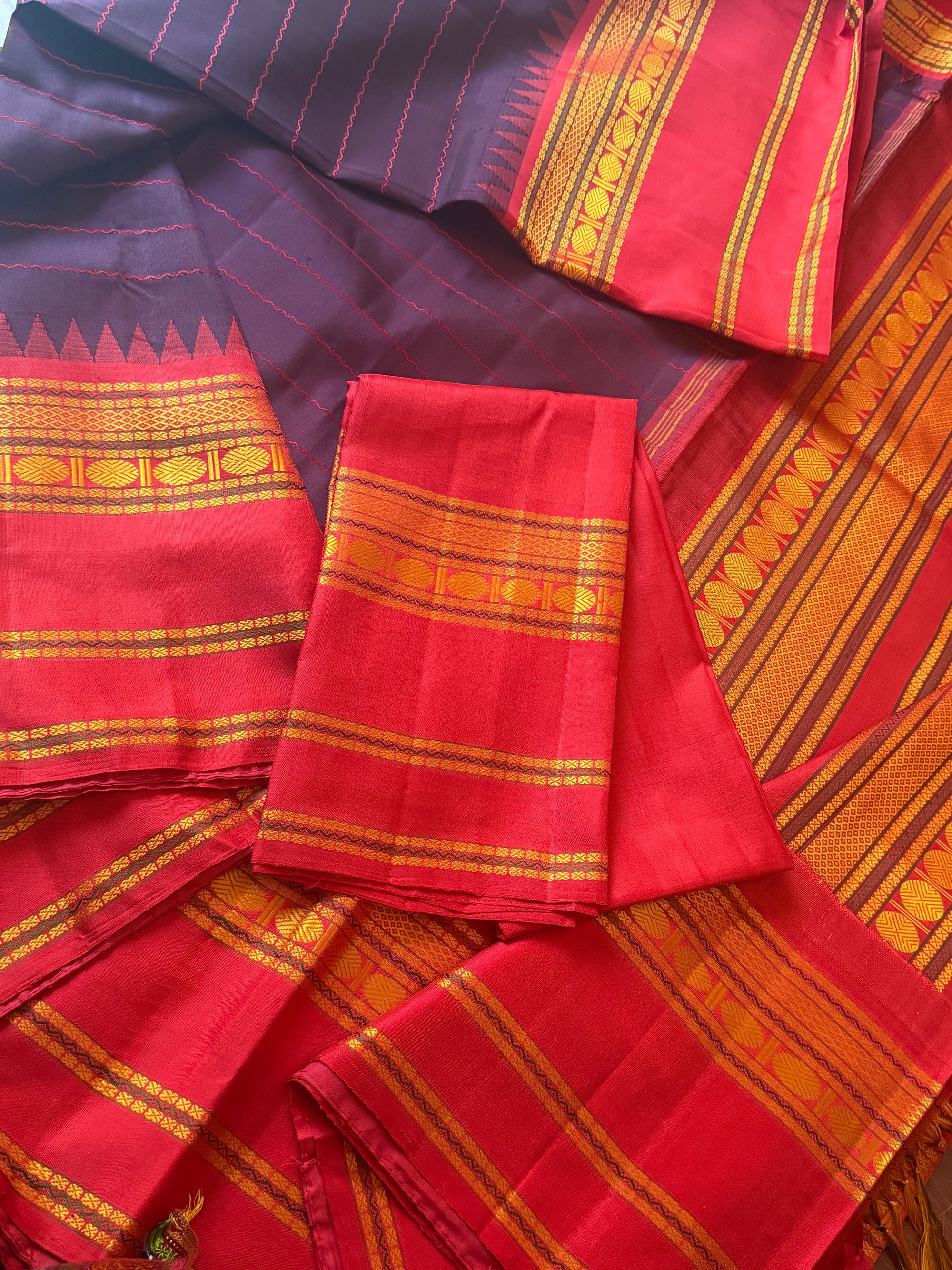 No Zari  Kanjivaram Silk VELDHARI