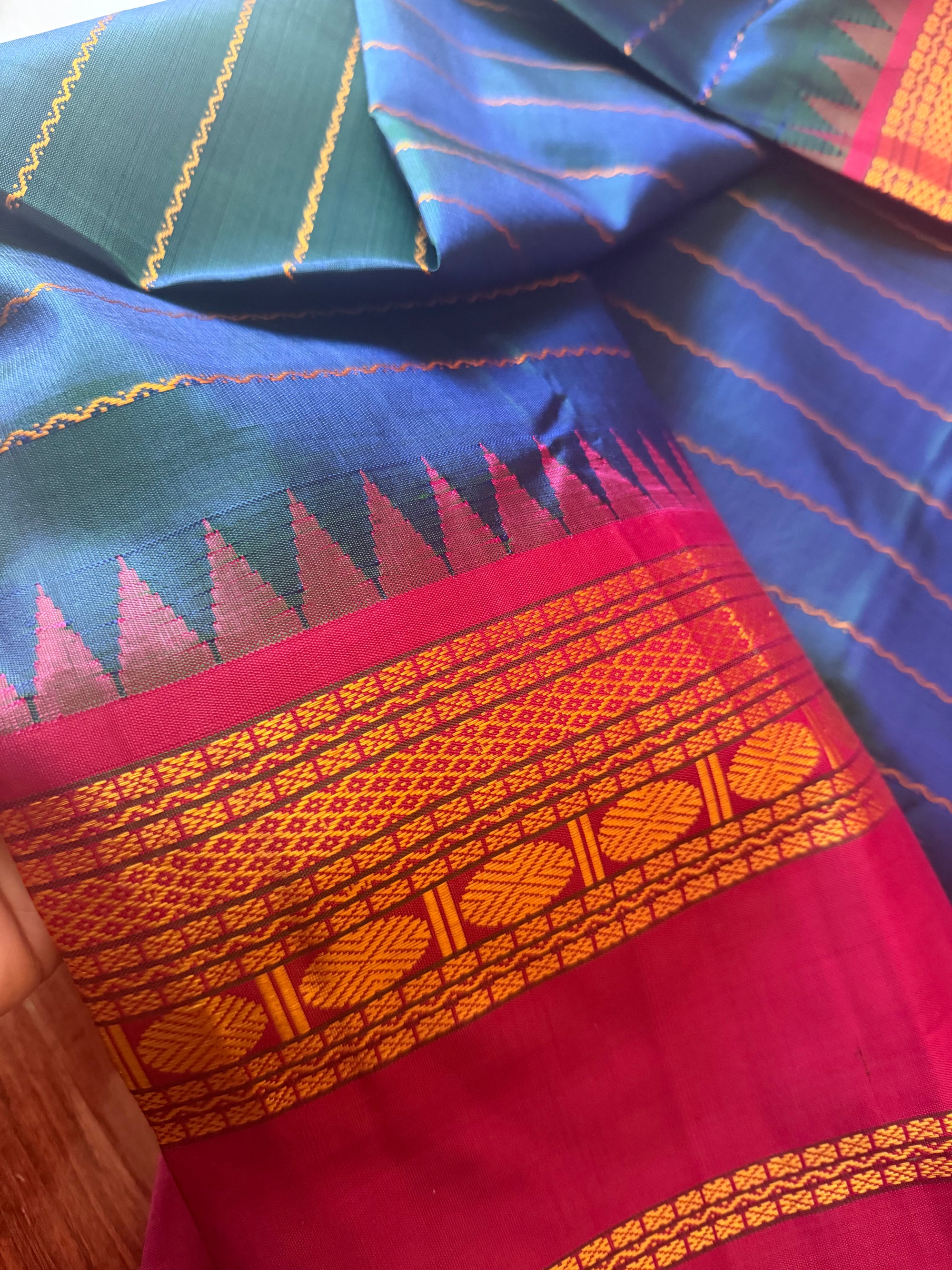 No Zari  Kanjivaram Silk VELDHARI
