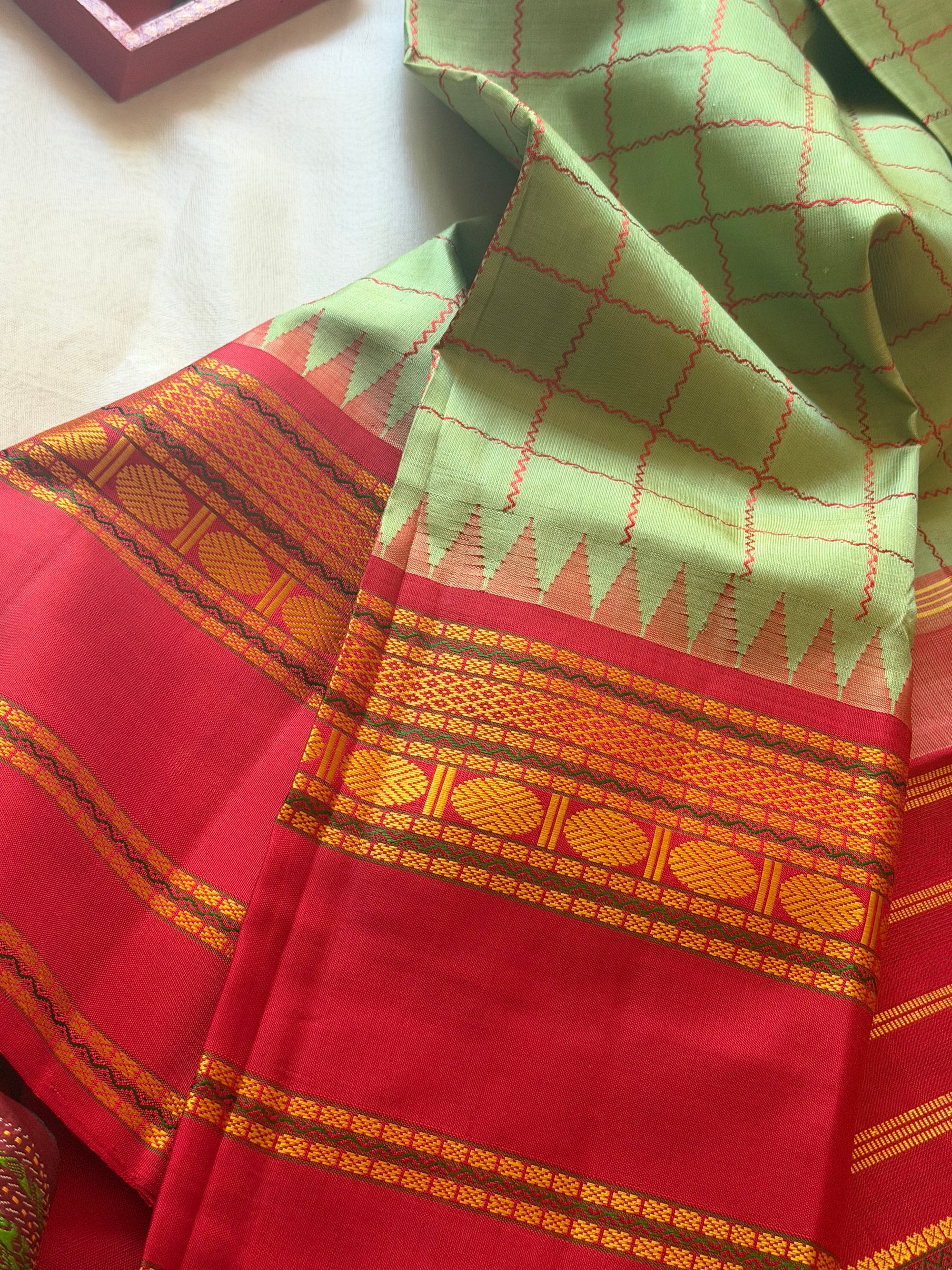 No Zari  Kanjivaram Silk VELDHARI