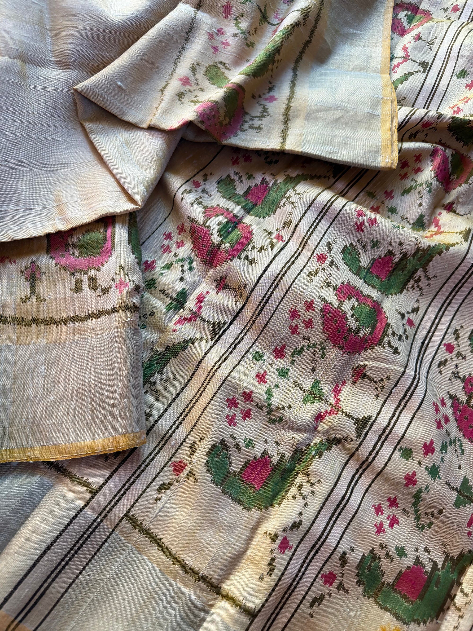 Patola Ikat Raw Silk
