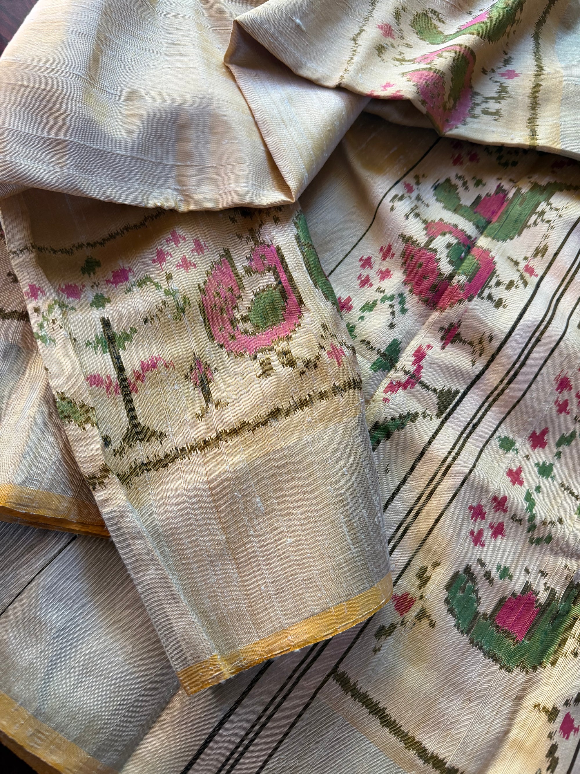 Patola Ikat Raw Silk