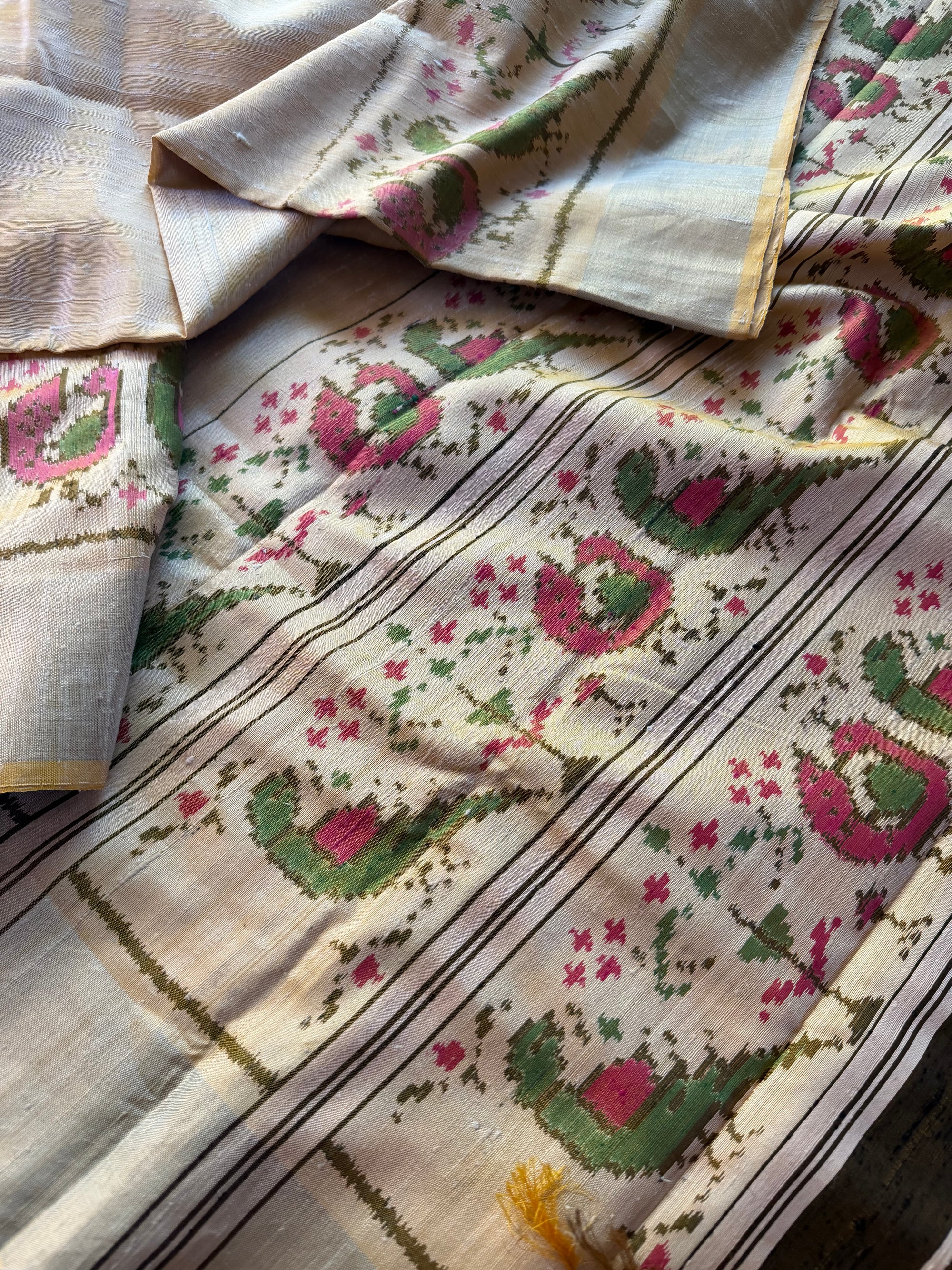 Patola Ikat Raw Silk