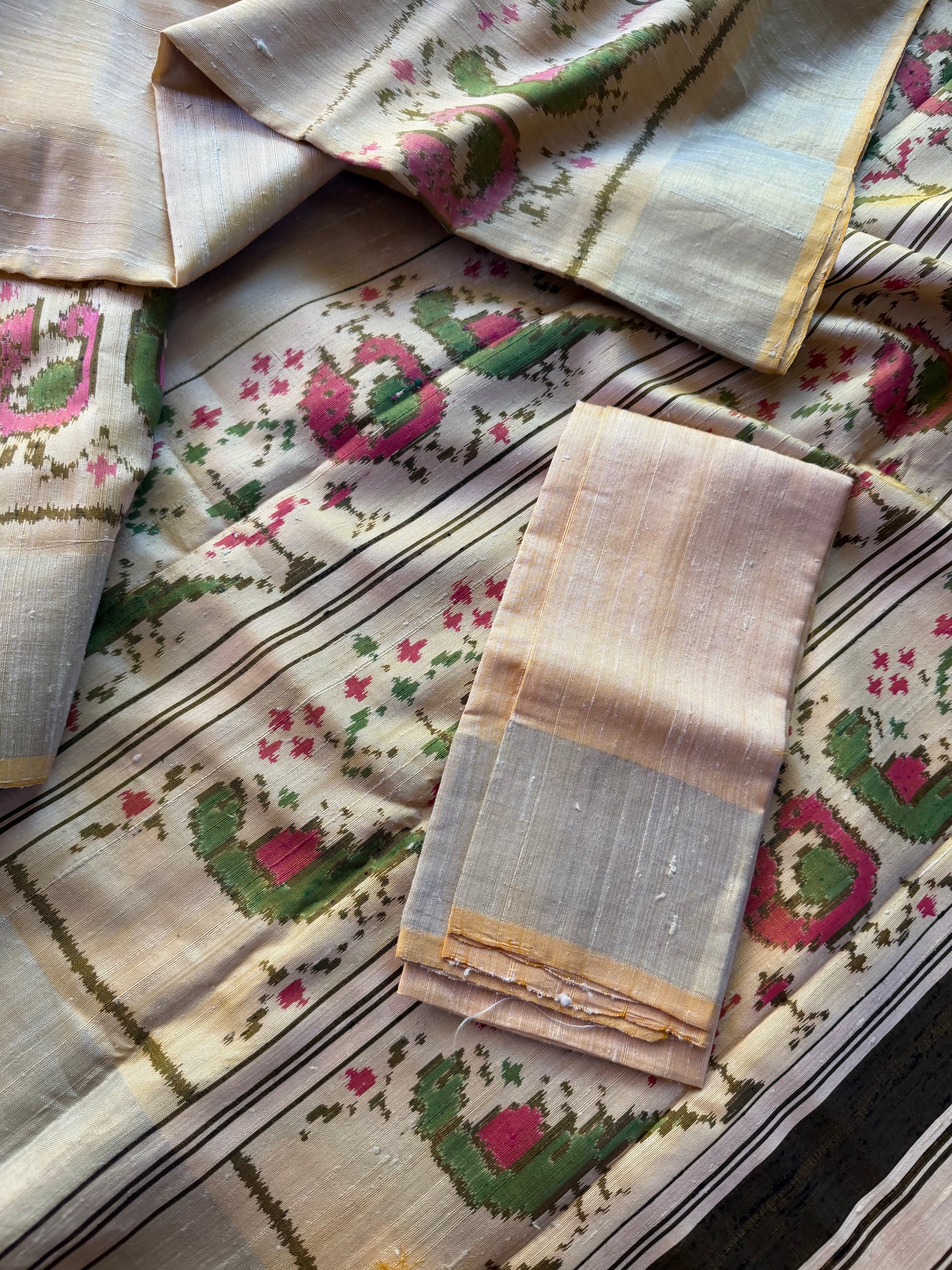 Patola Ikat Raw Silk