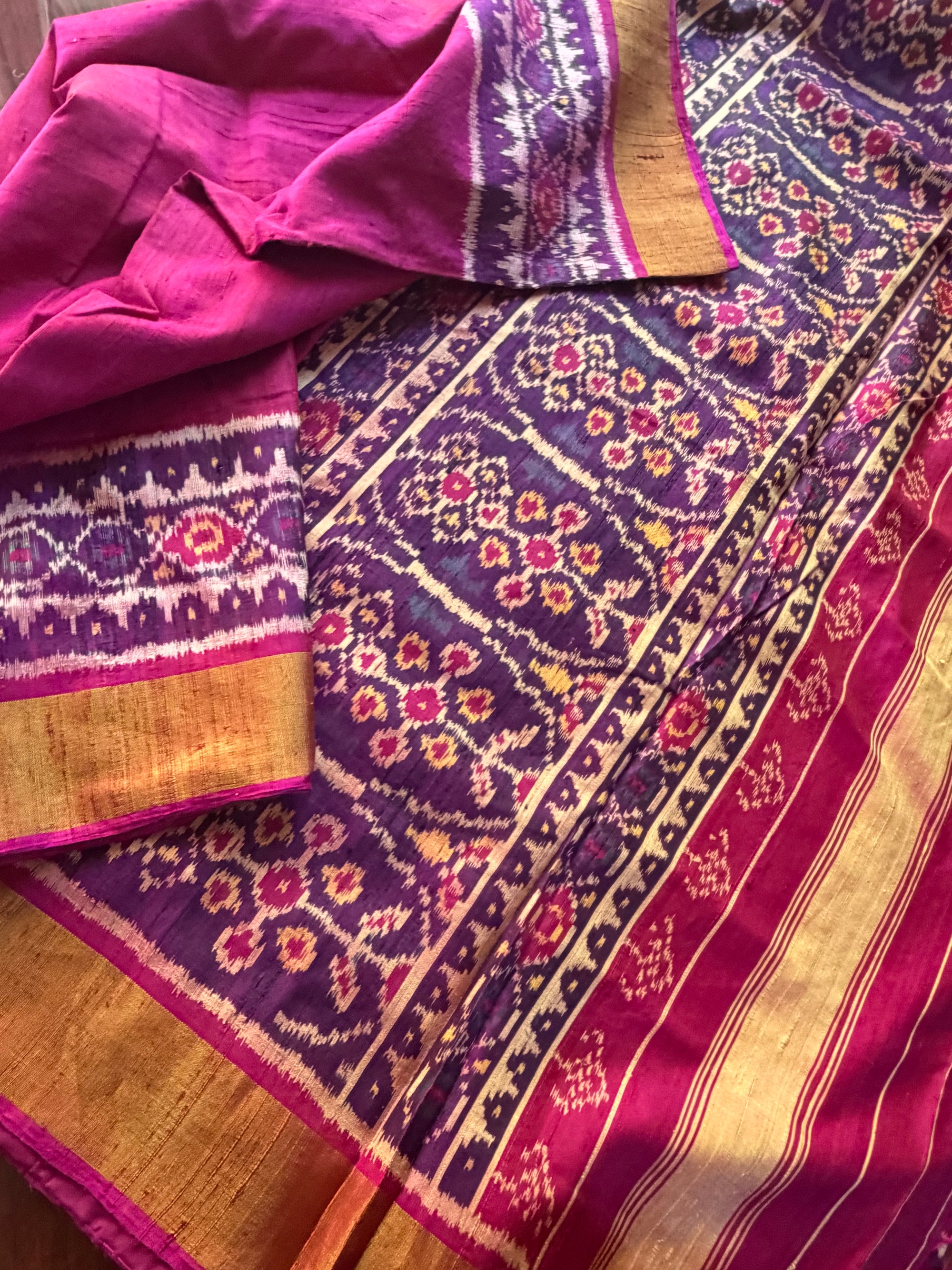 Patola Ikat Raw Silk