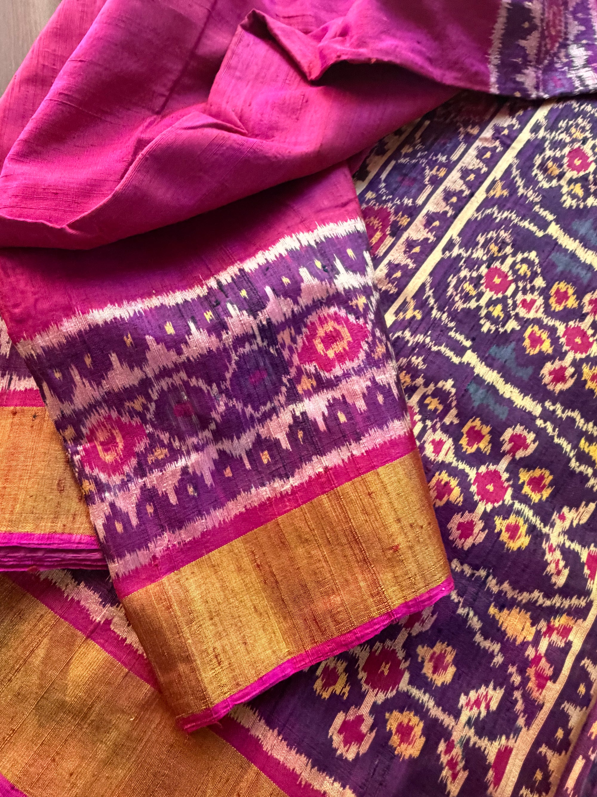 Patola Ikat Raw Silk