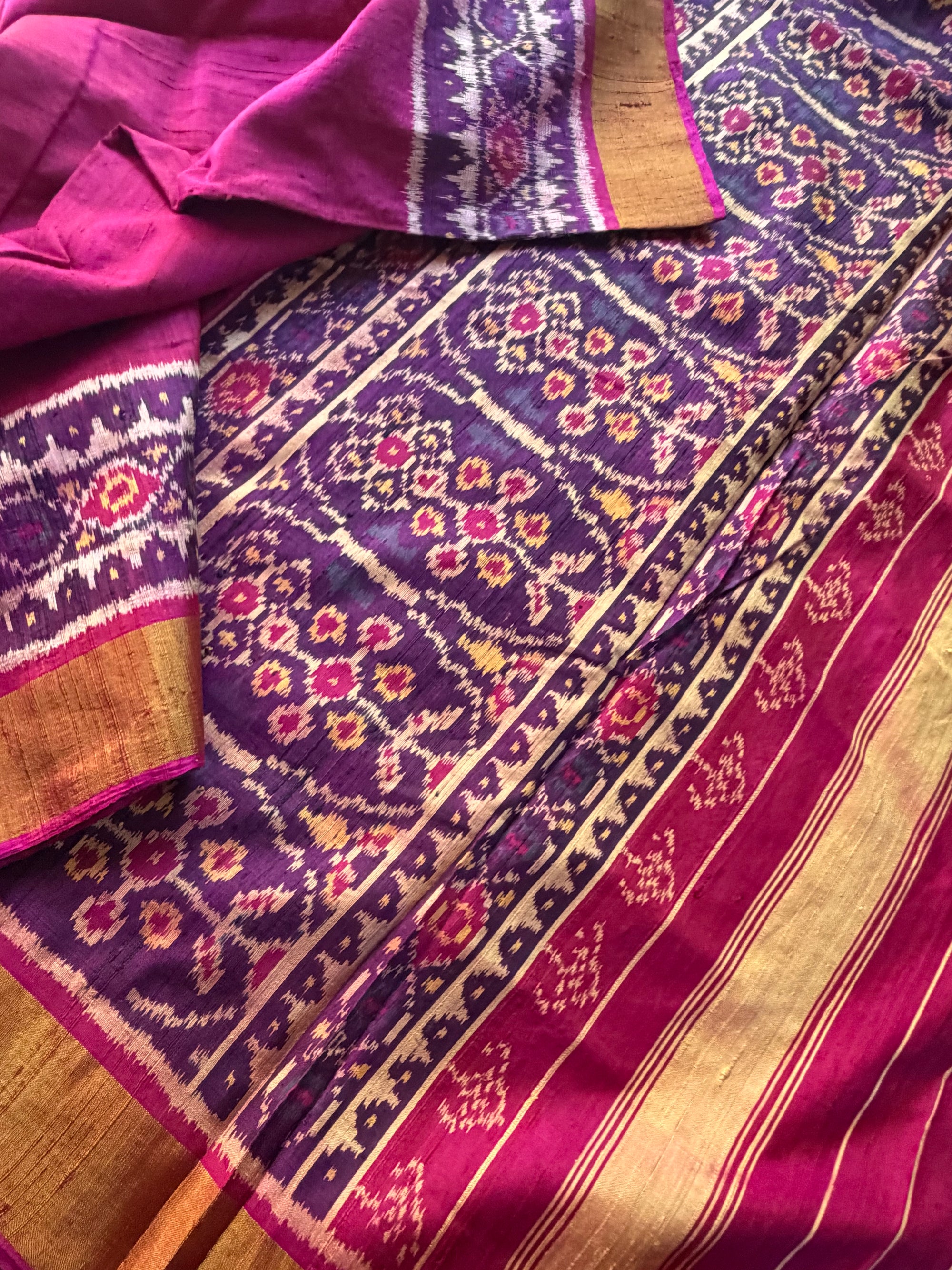 Patola Ikat Raw Silk