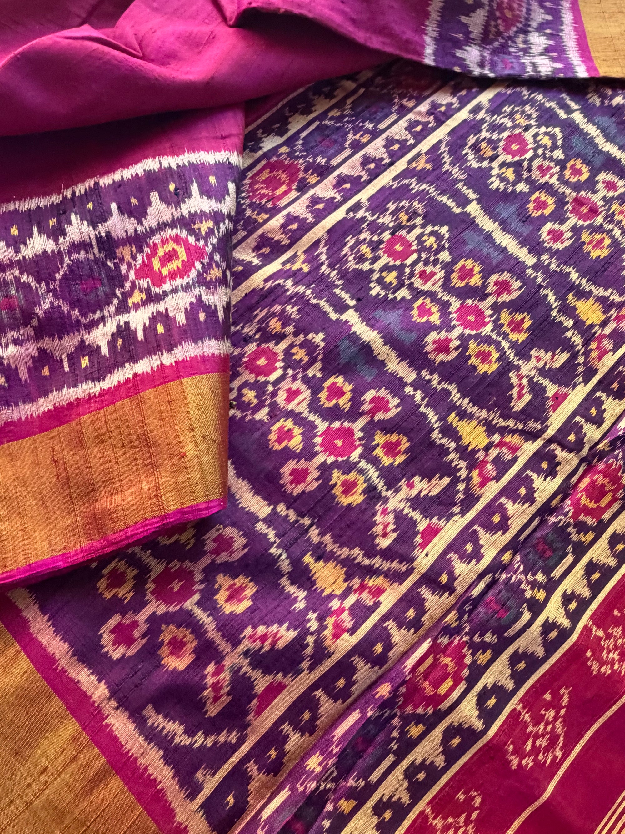 Patola Ikat Raw Silk