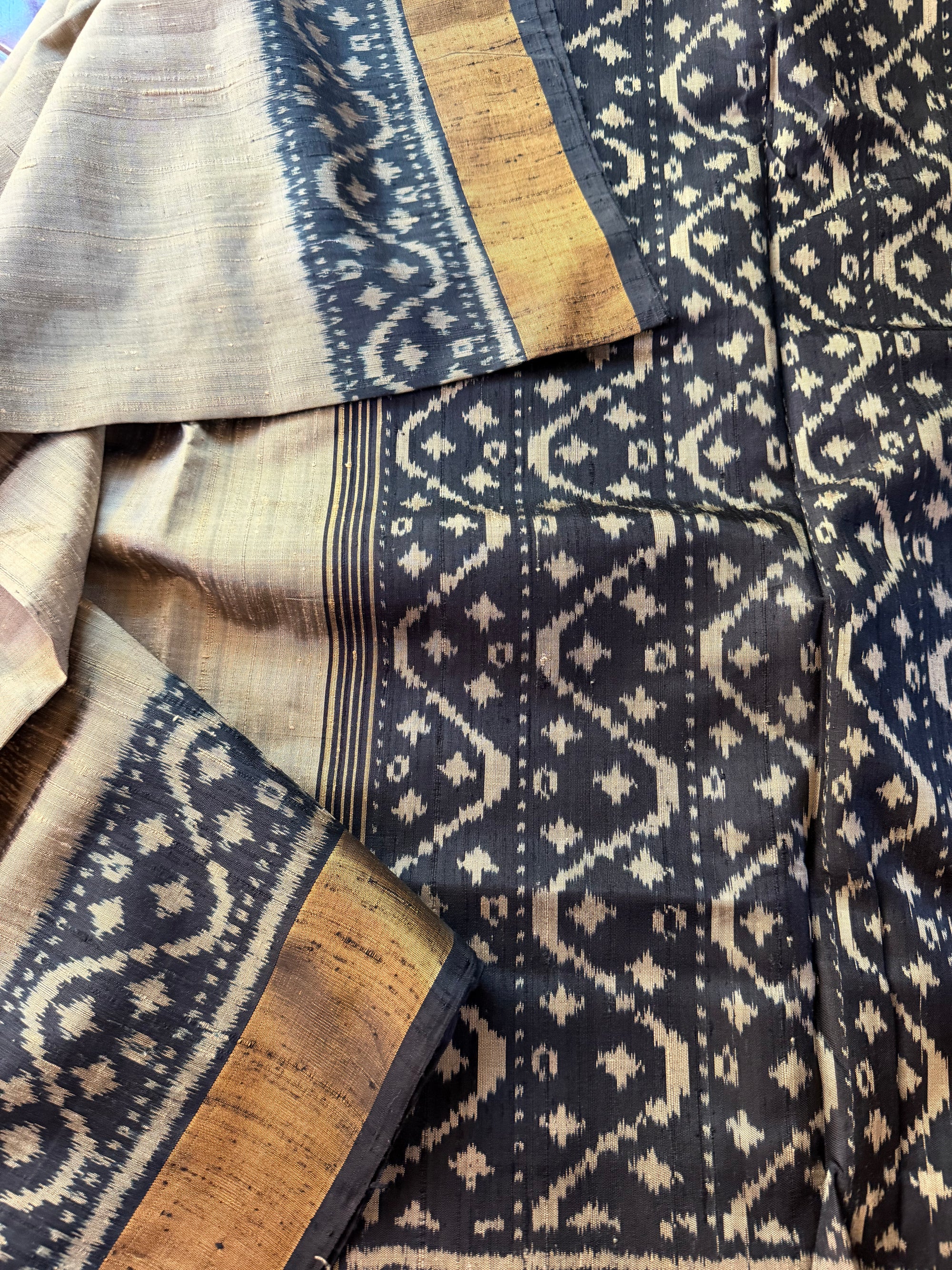 Patola Ikat Raw Silk