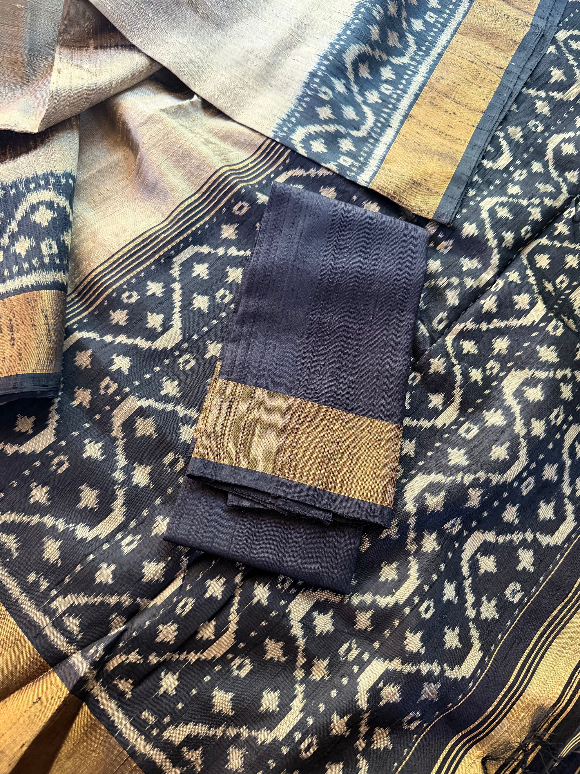 Patola Ikat Raw Silk