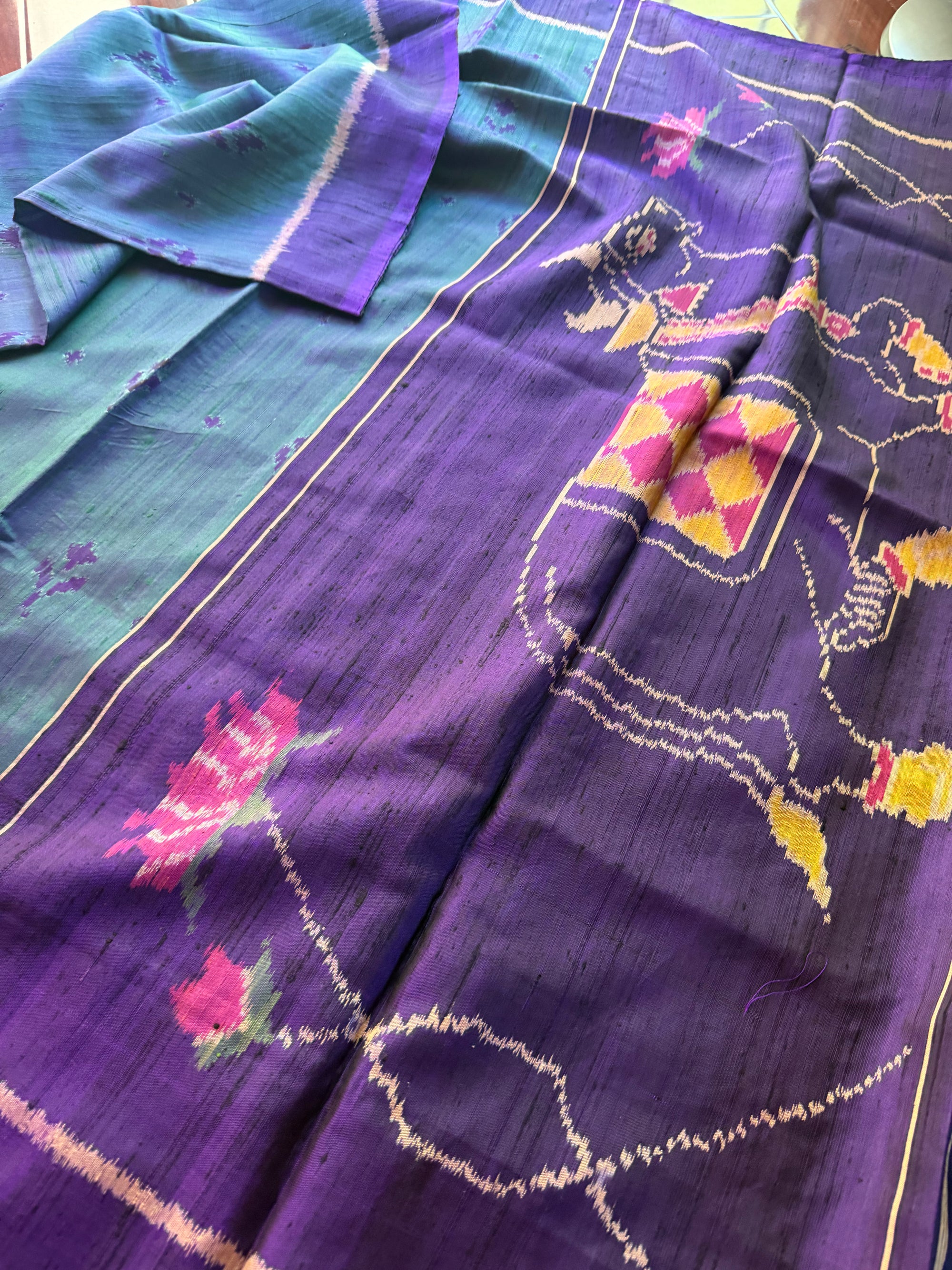 Patola Ikat Raw Silk