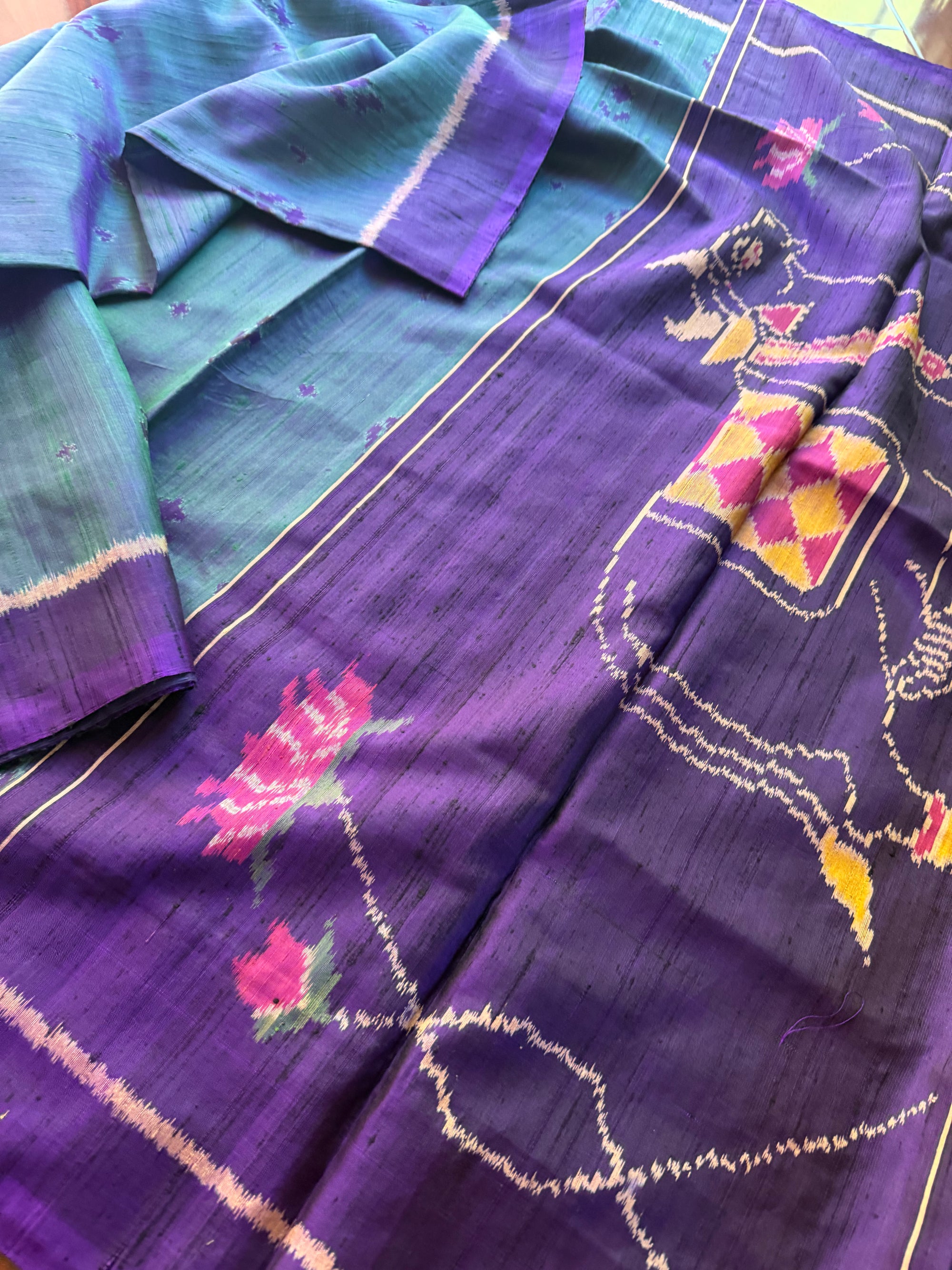 Patola Ikat Raw Silk