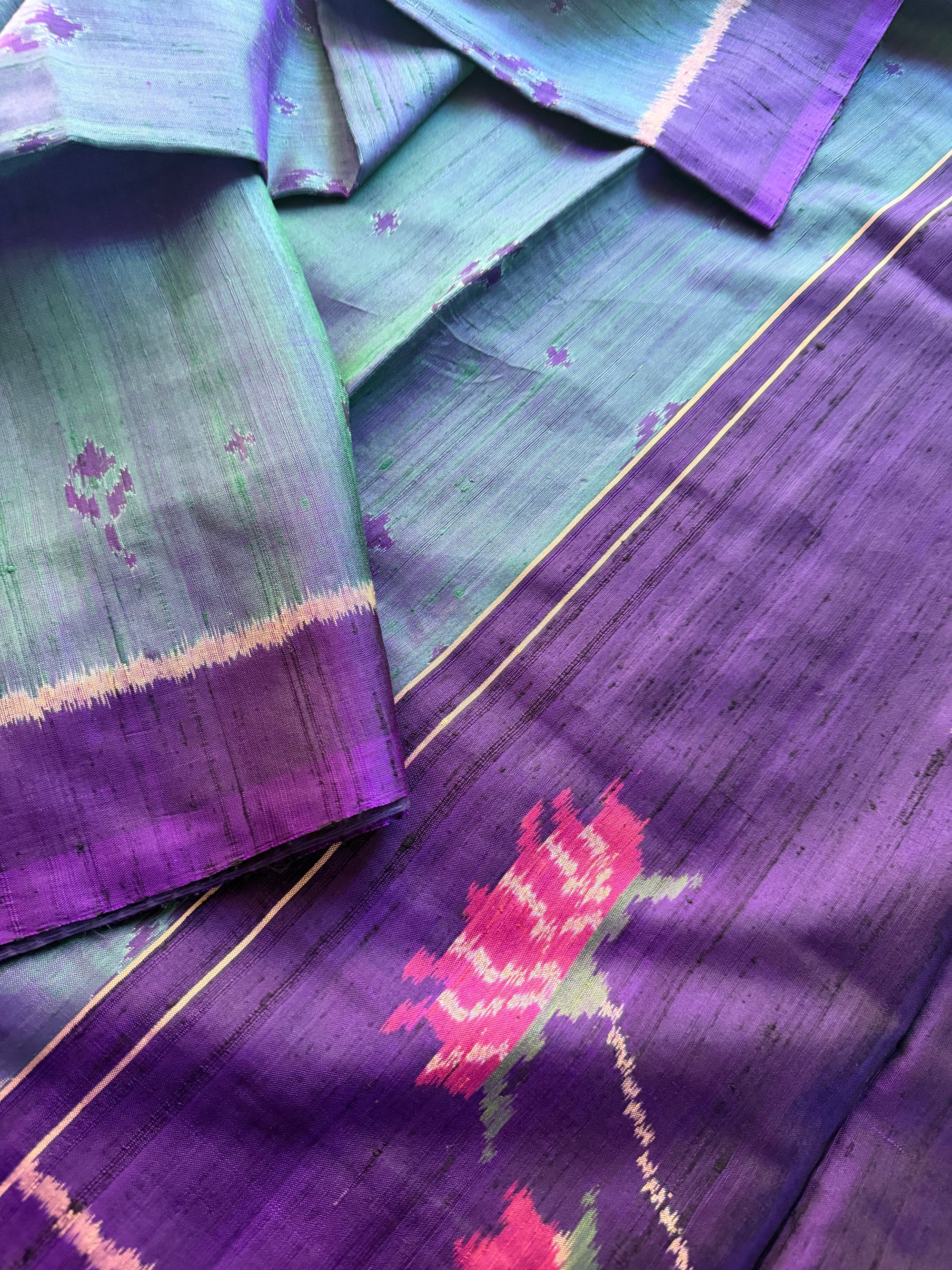 Patola Ikat Raw Silk