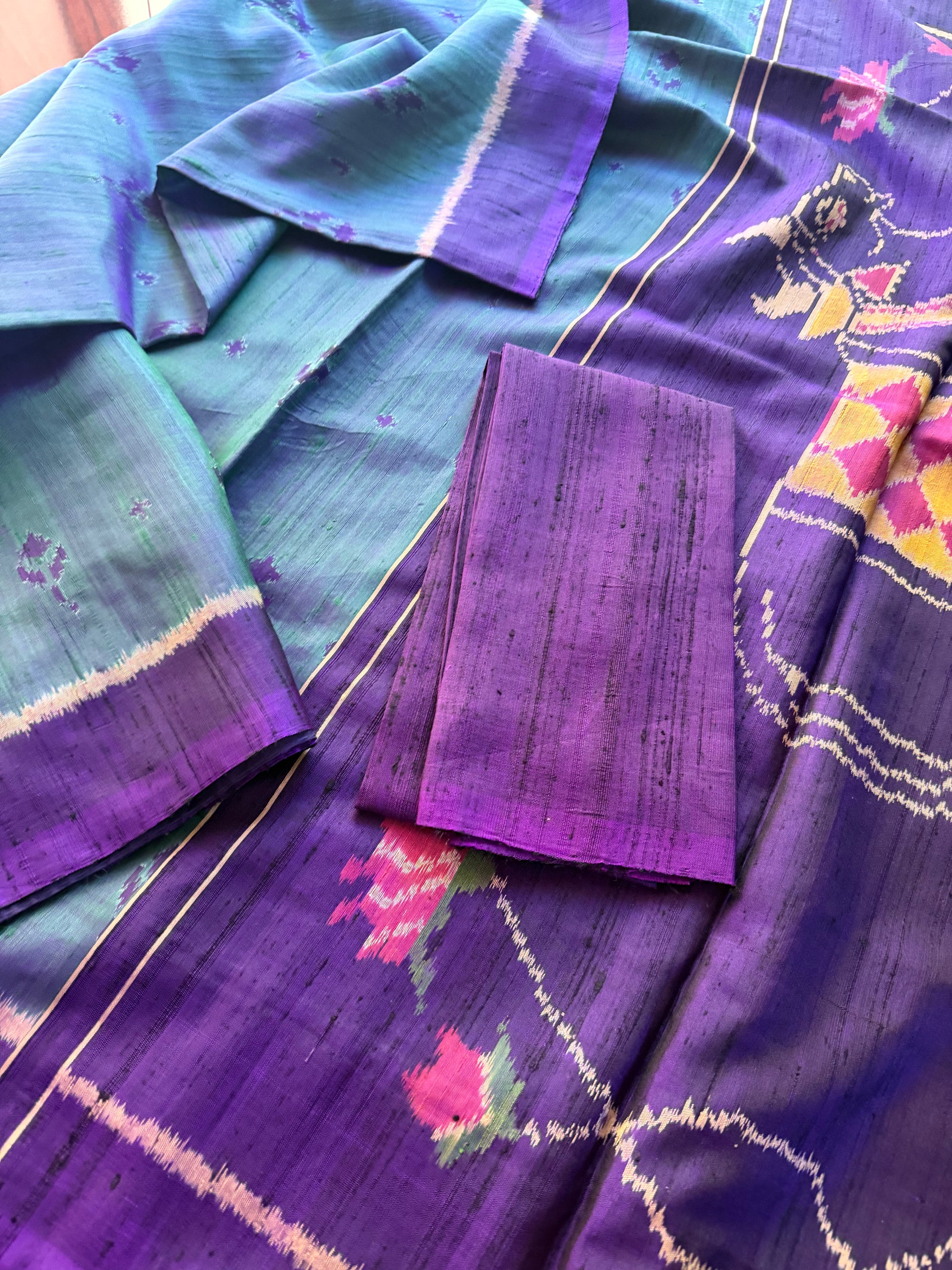 Patola Ikat Raw Silk
