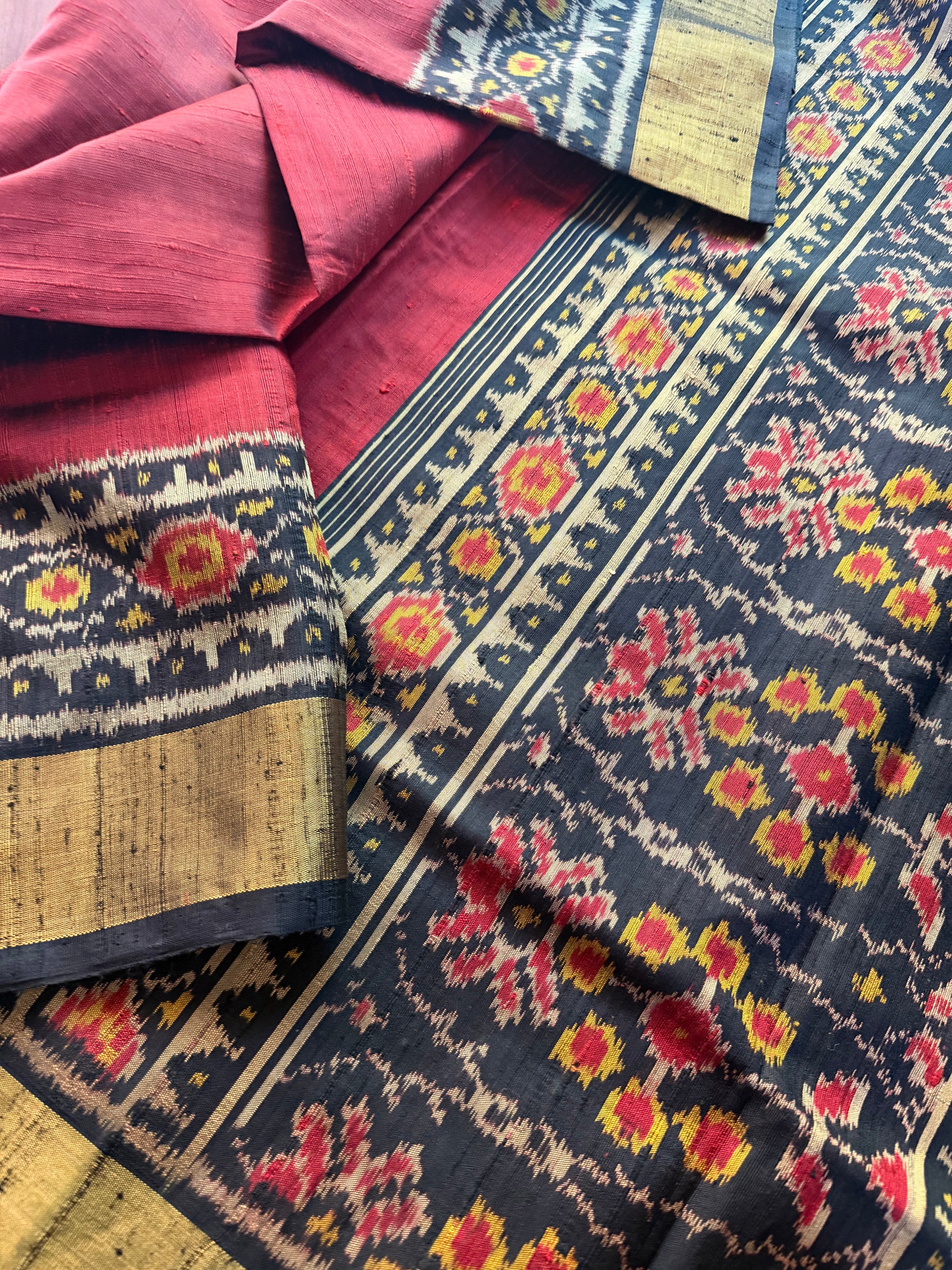 Patola Ikat Raw Silk