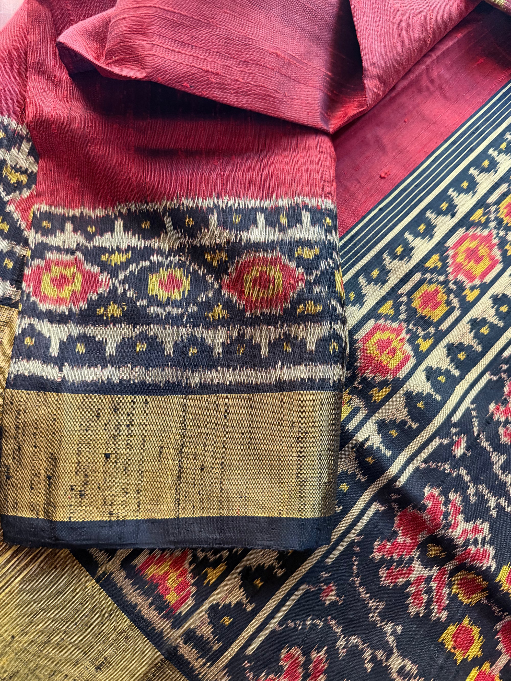 Patola Ikat Raw Silk