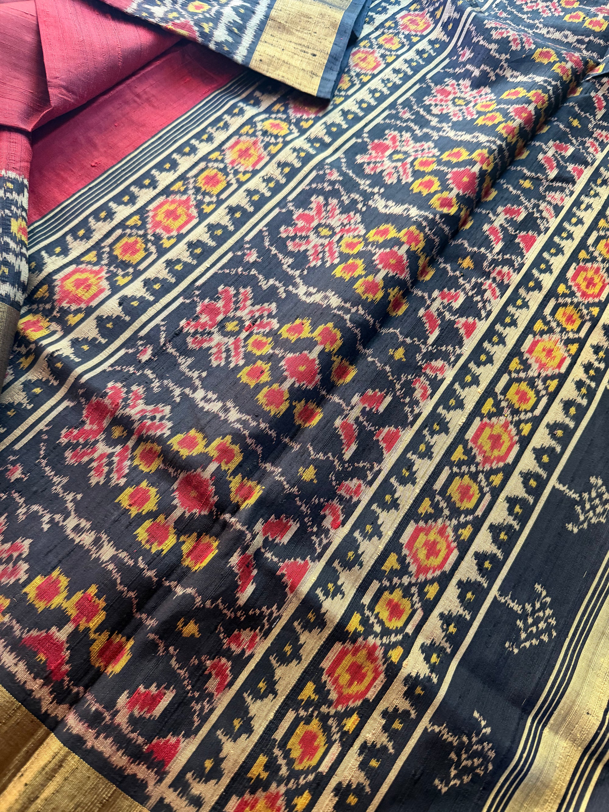 Patola Ikat Raw Silk
