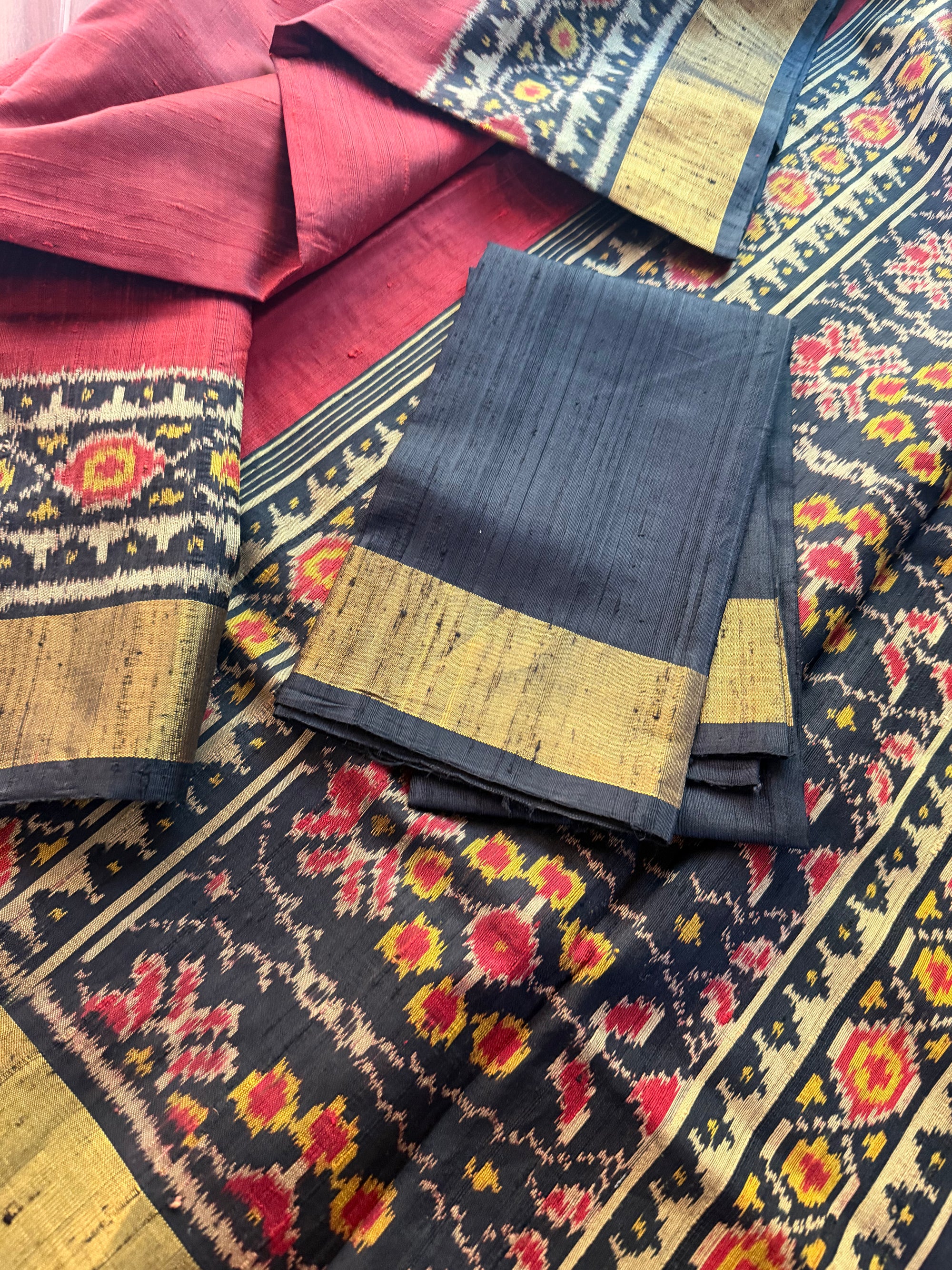 Patola Ikat Raw Silk