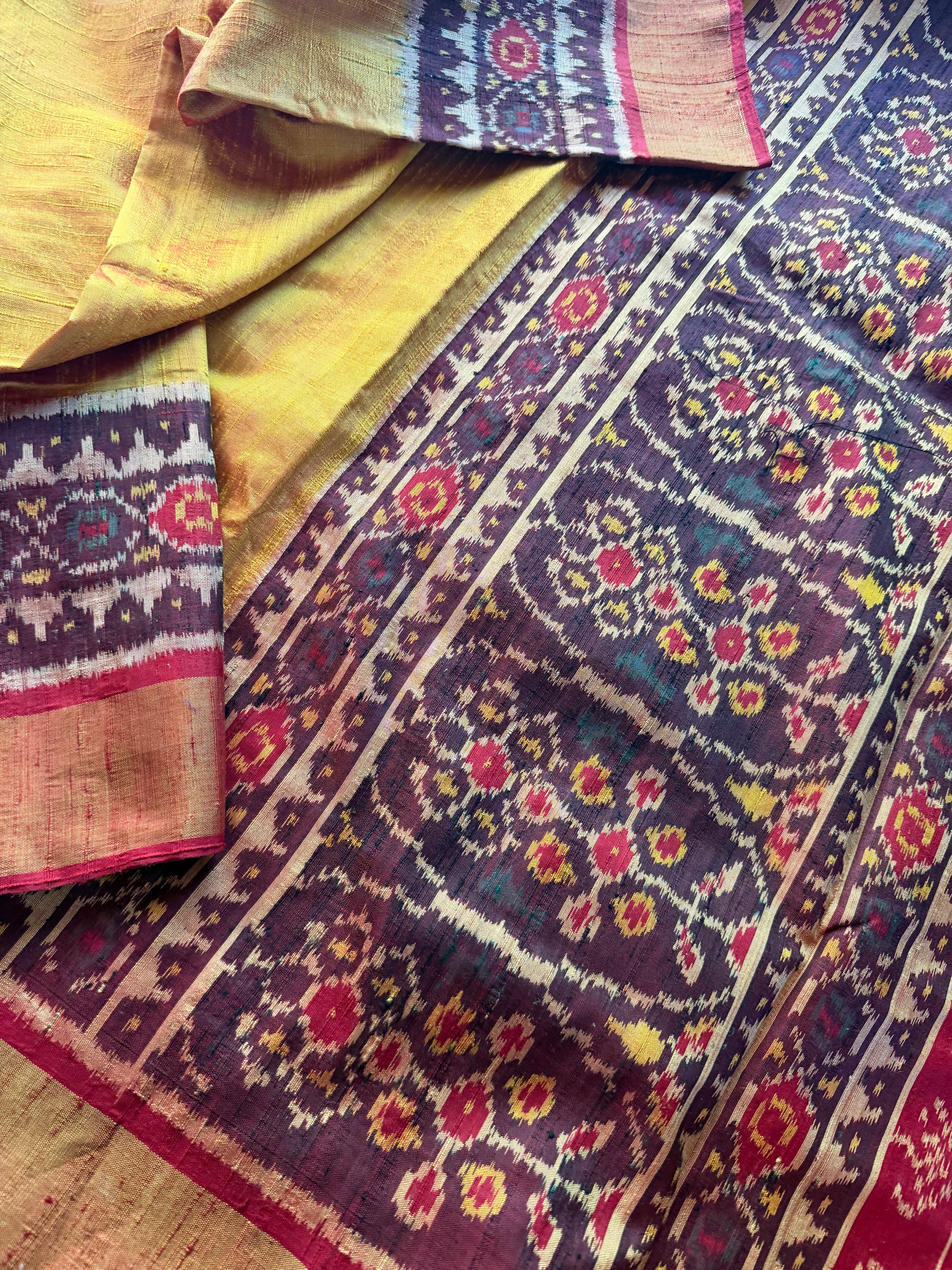 Patola Ikat Raw Silk