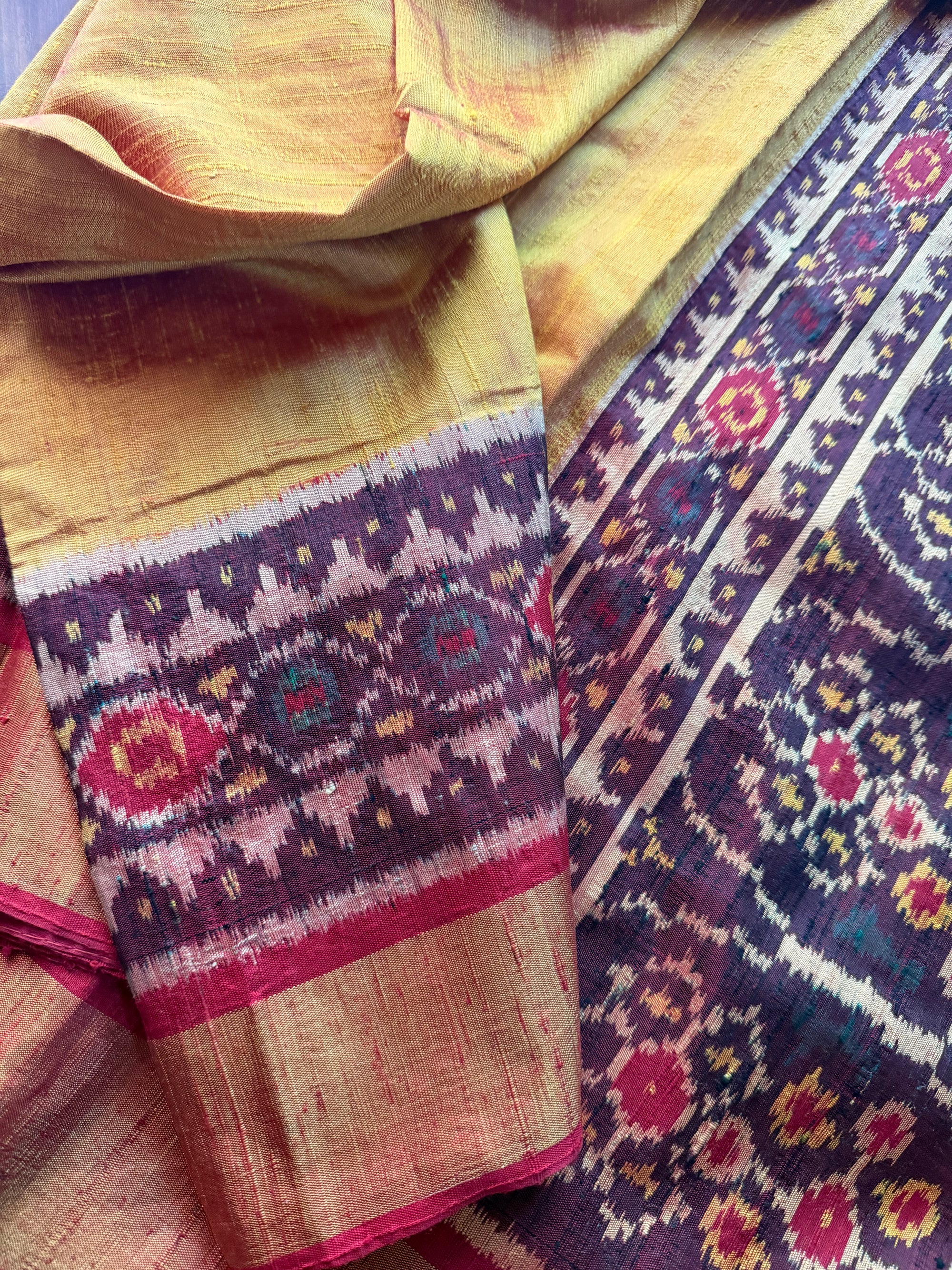 Patola Ikat Raw Silk