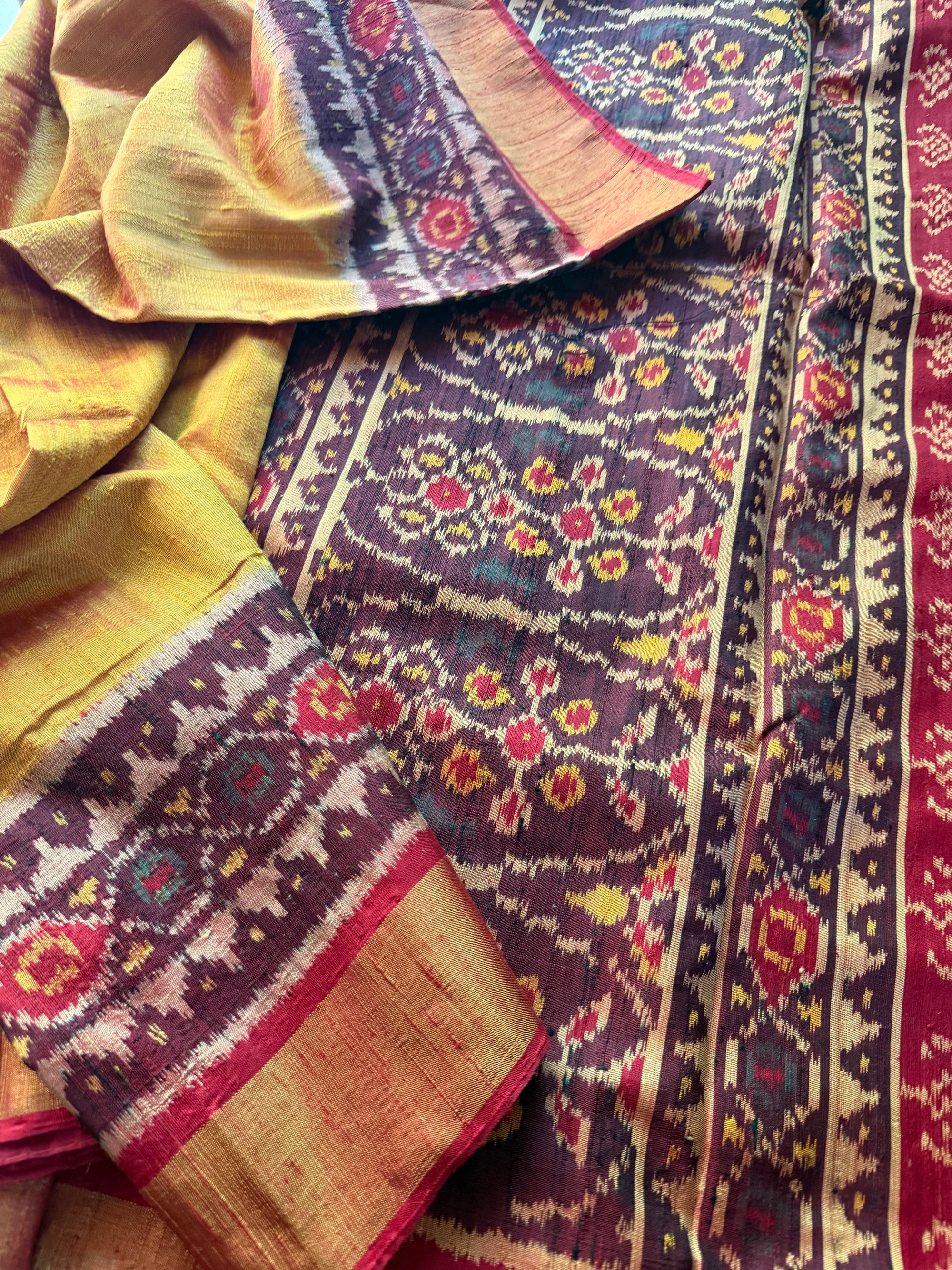 Patola Ikat Raw Silk