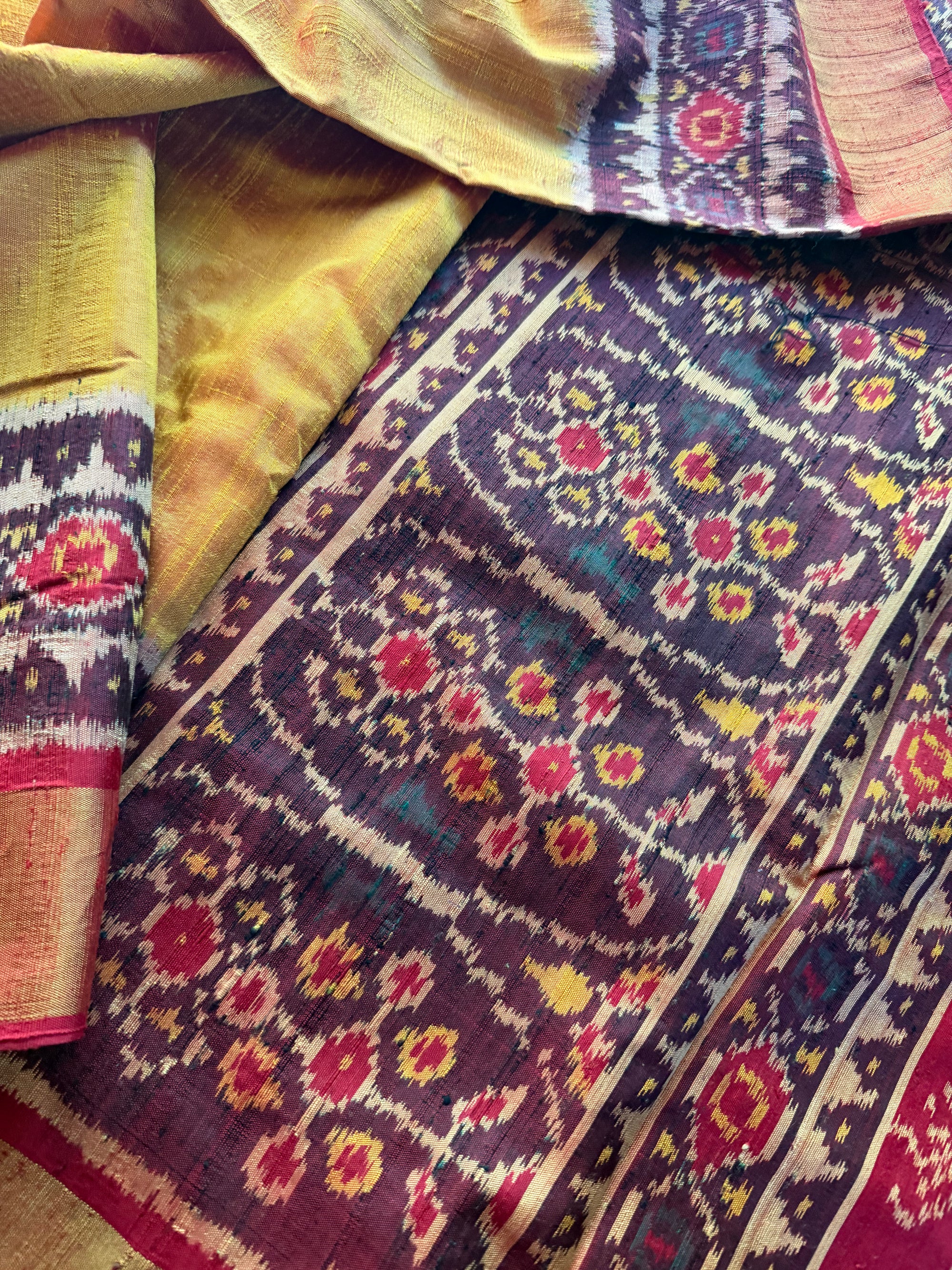 Patola Ikat Raw Silk