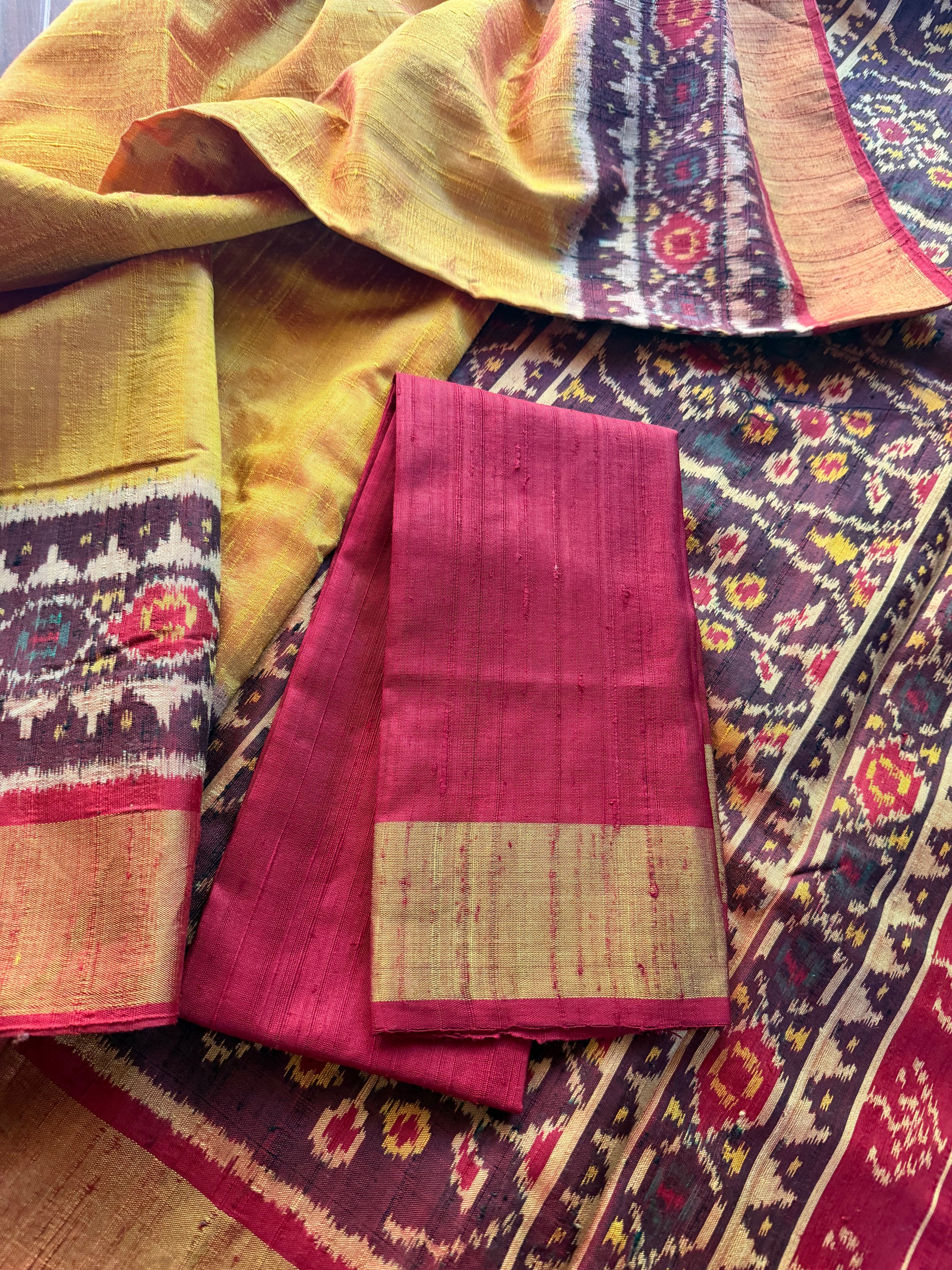 Patola Ikat Raw Silk
