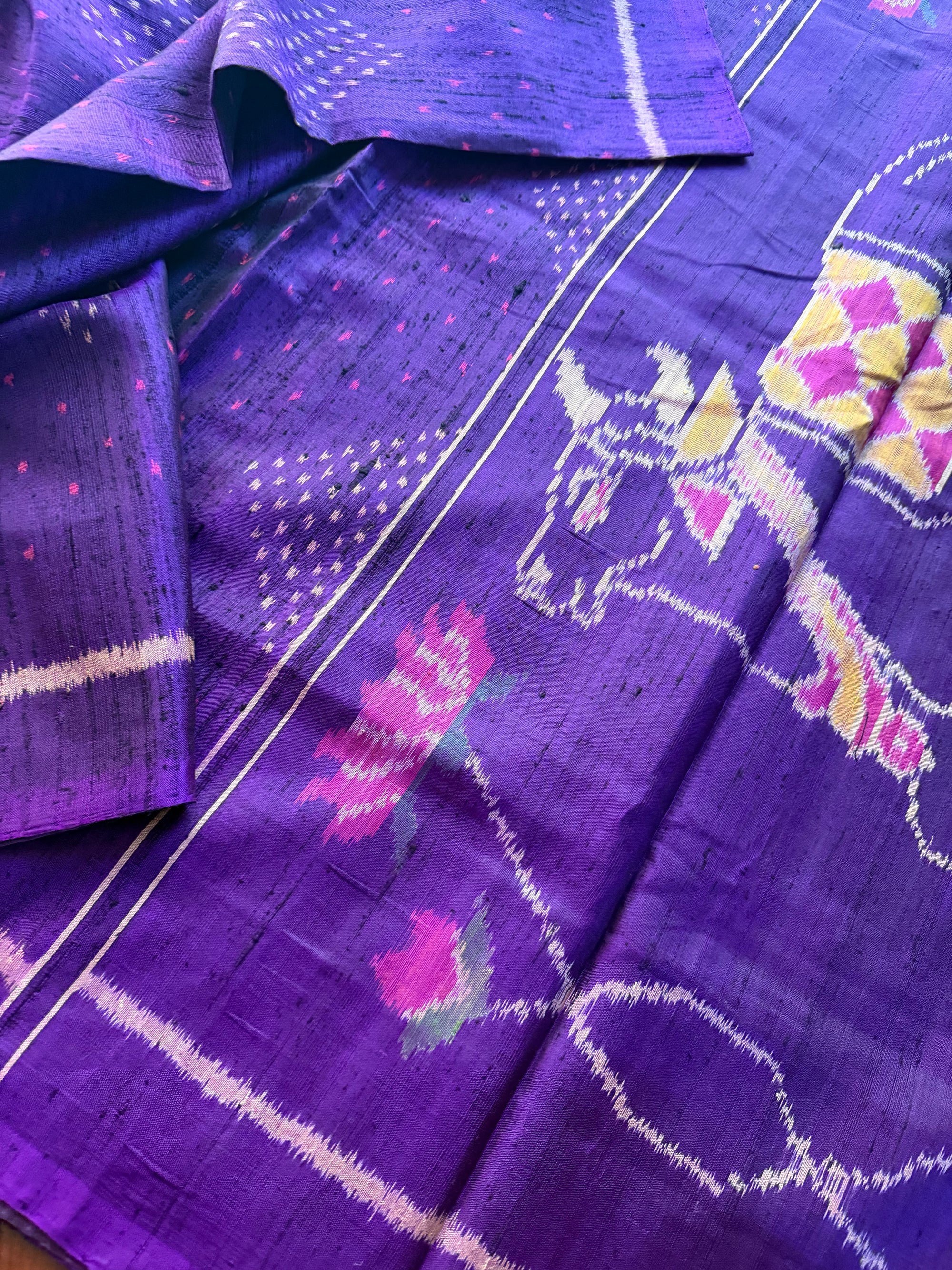 Patola Ikat Raw Silk