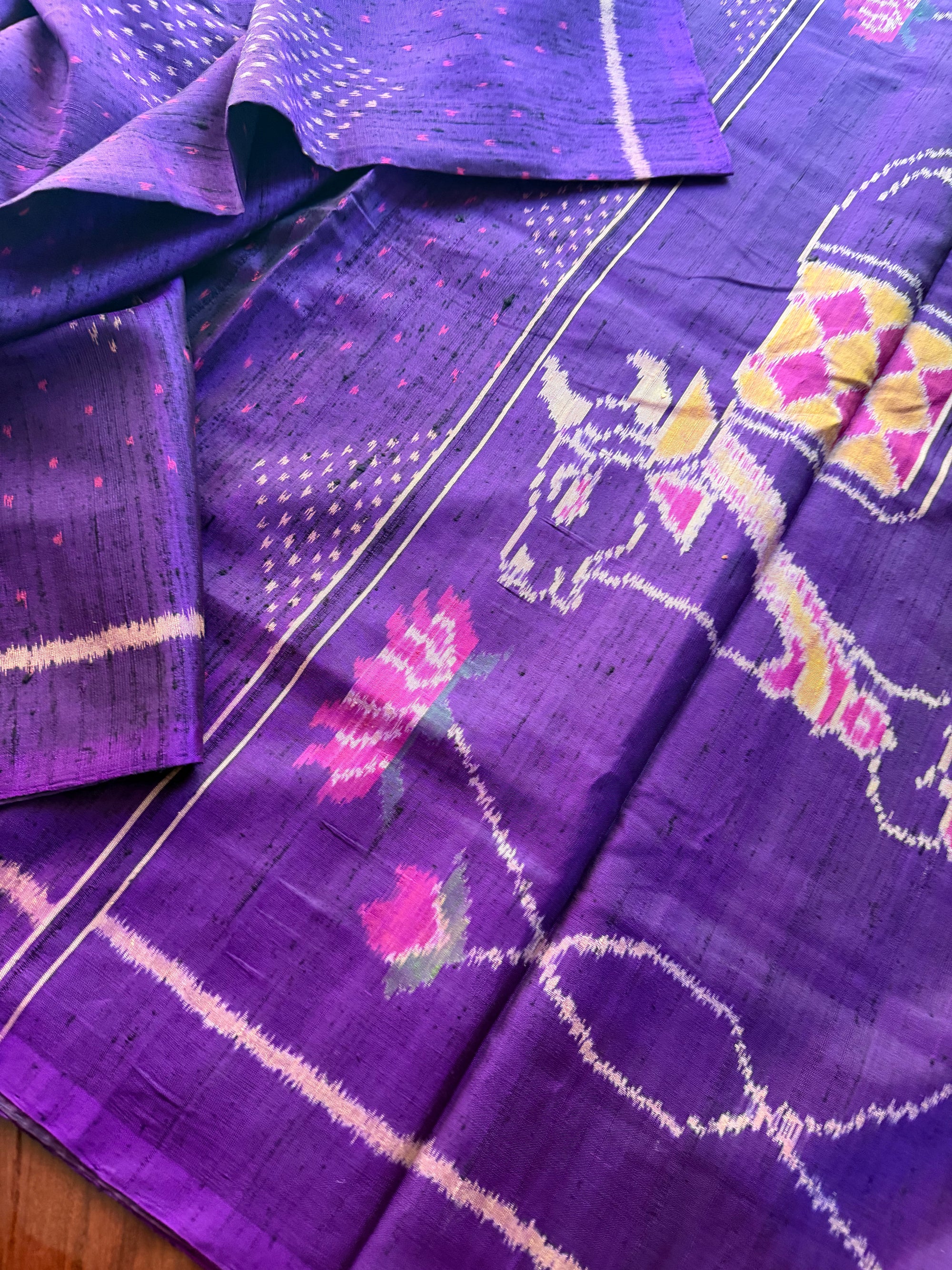 Patola Ikat Raw Silk