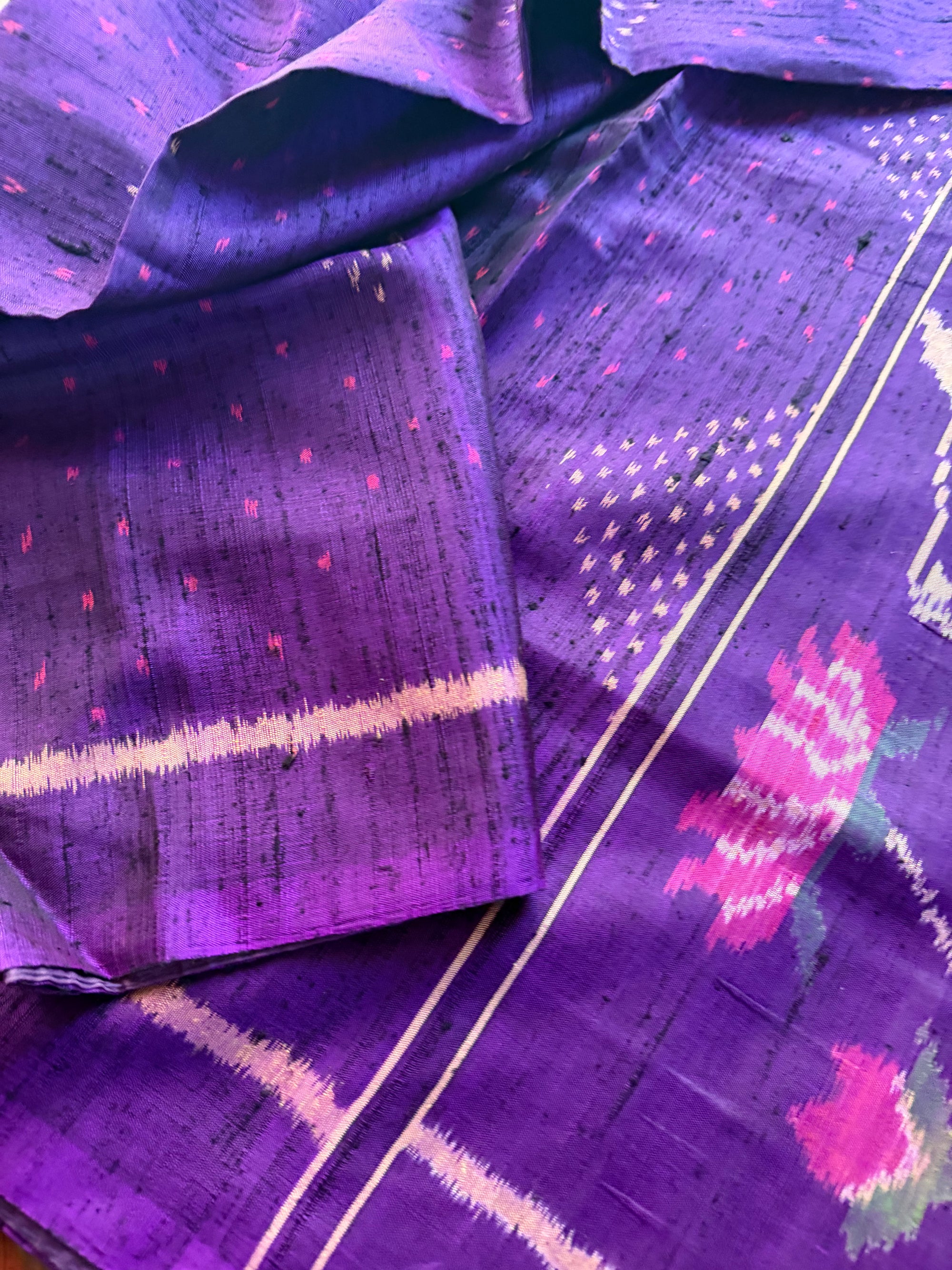 Patola Ikat Raw Silk