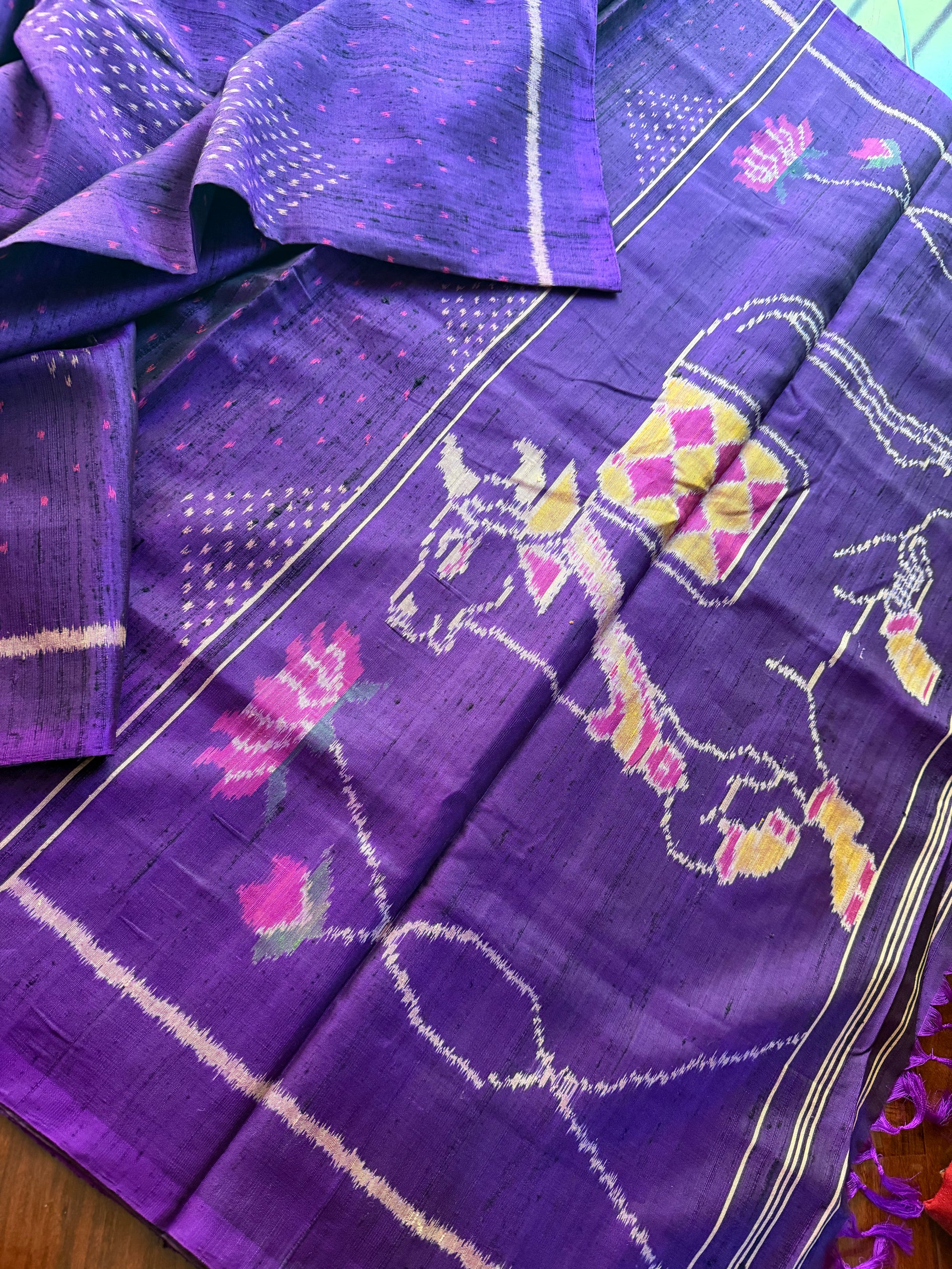 Patola Ikat Raw Silk