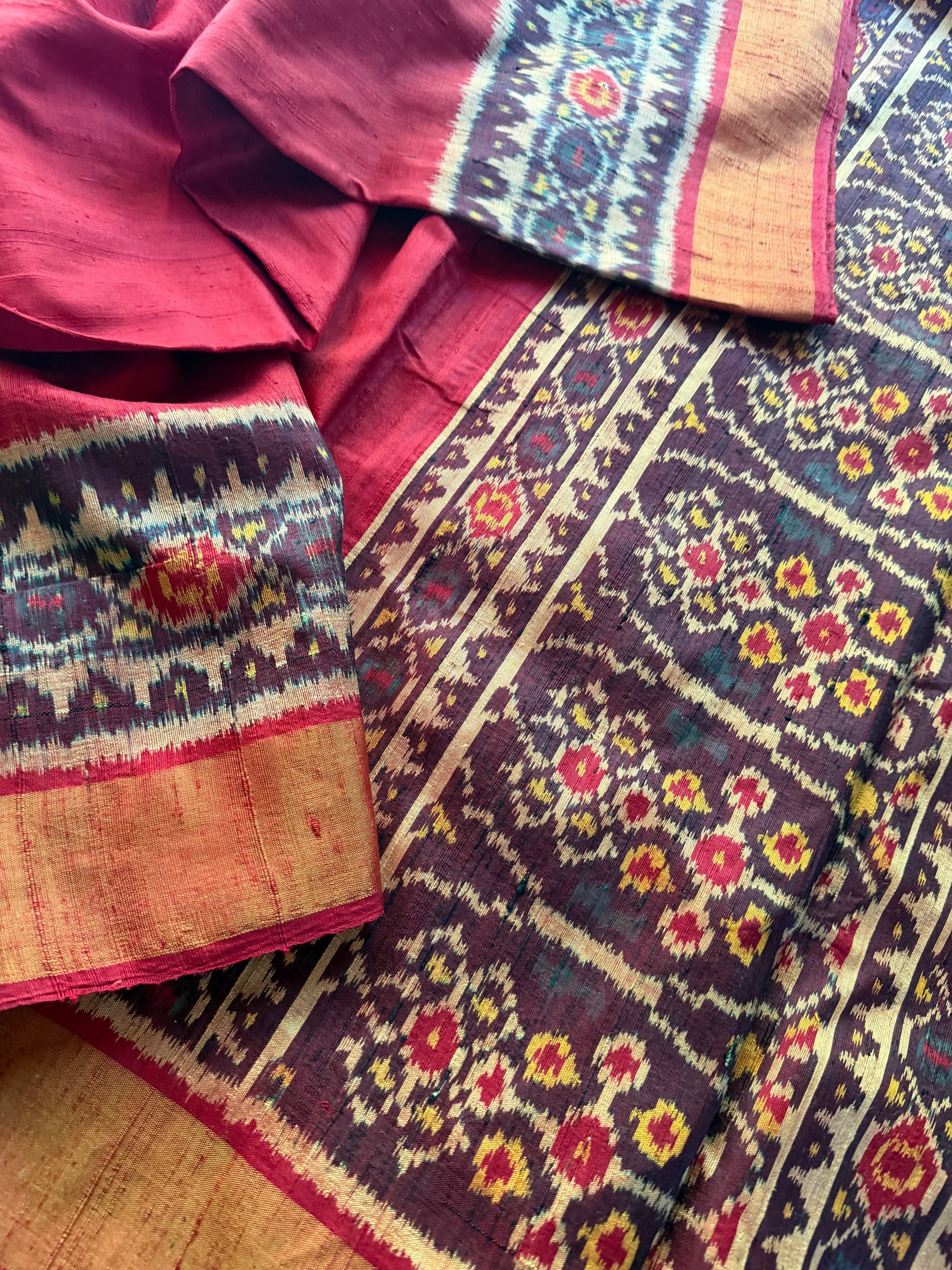 Patola Ikat Raw Silk