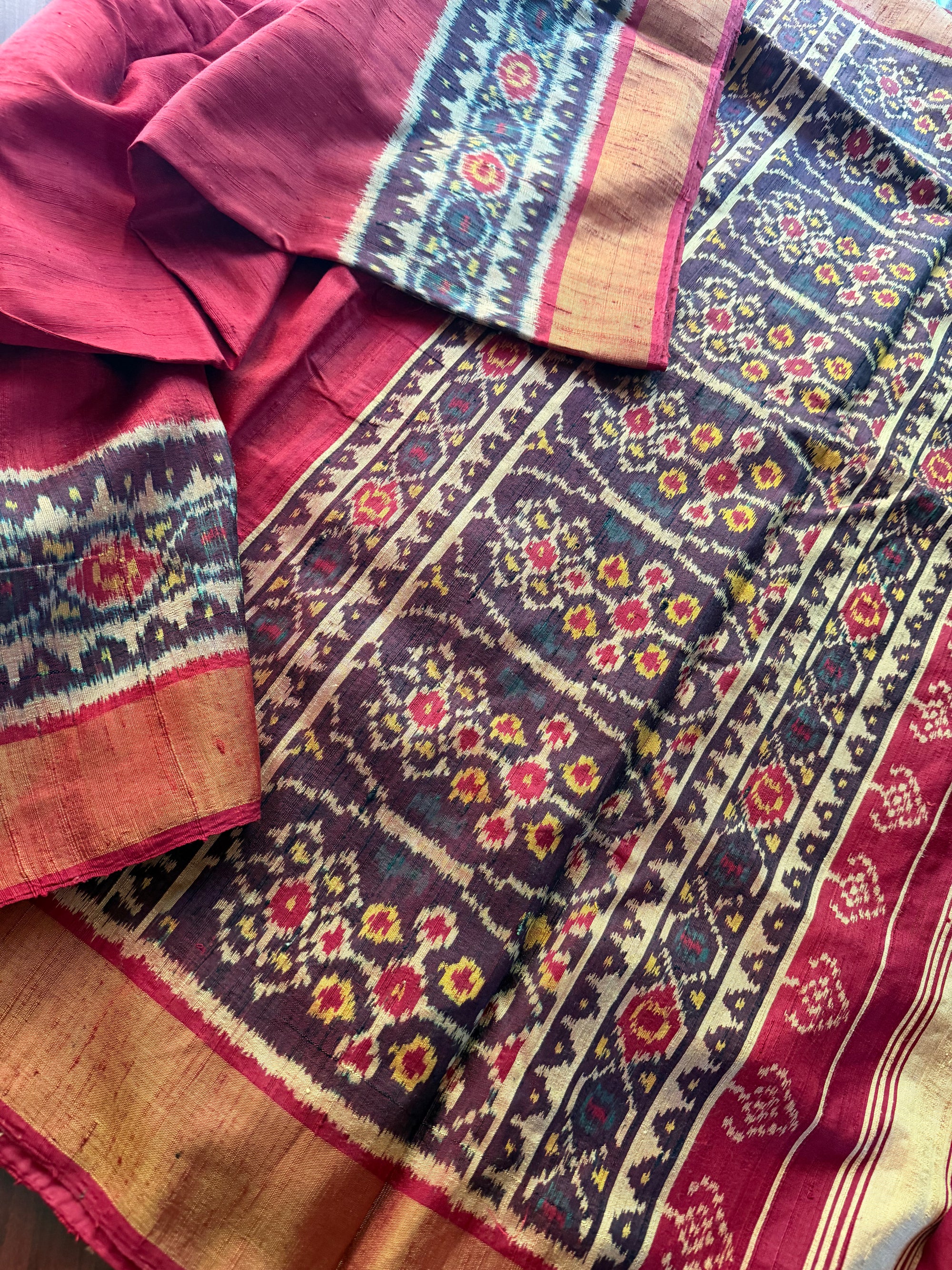 Patola Ikat Raw Silk